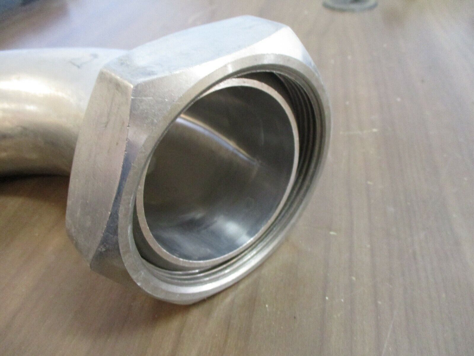 Misc. Brand Stainless Steel 90° Elbow Size: 3" Used