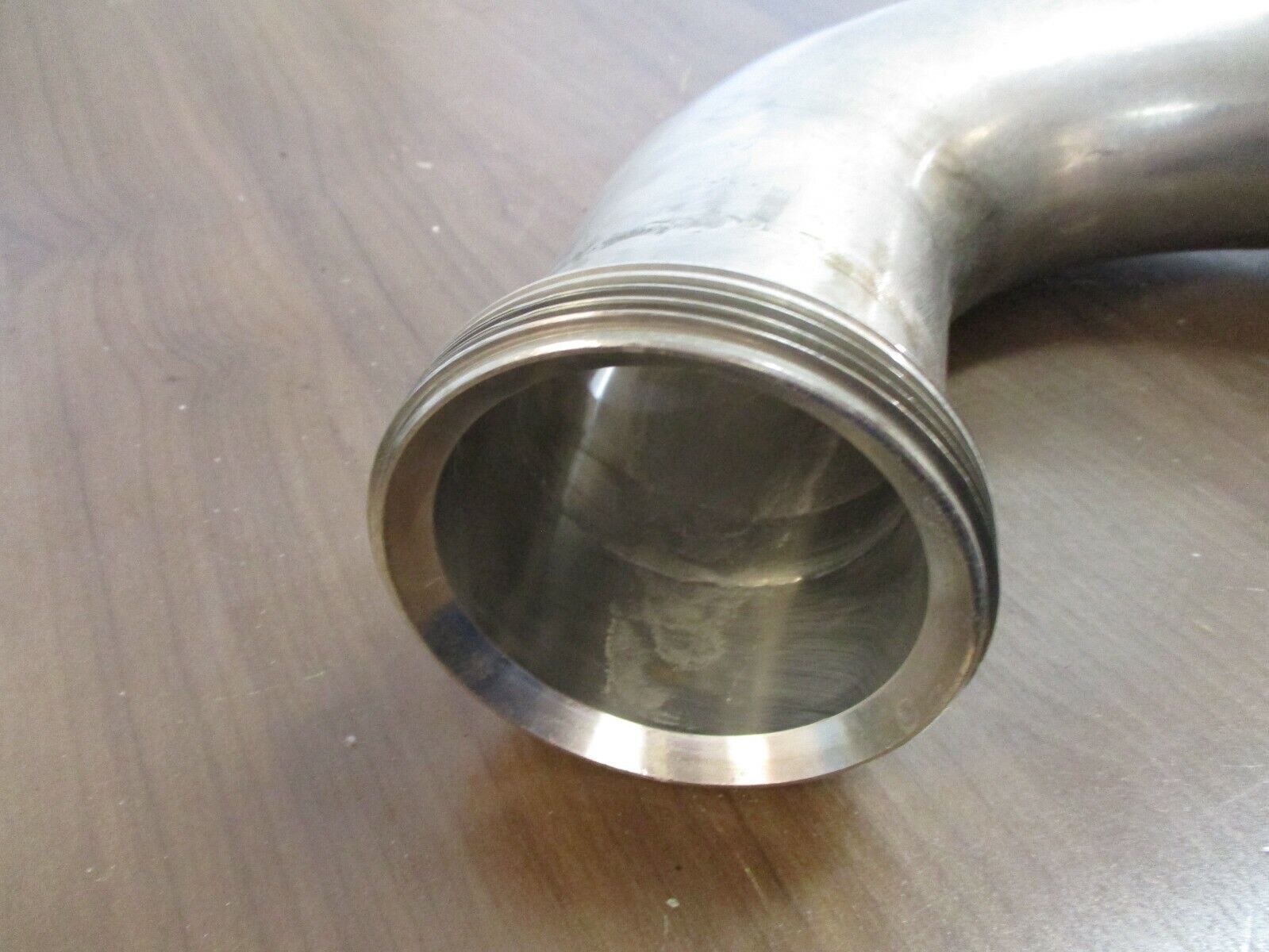 Misc. Brand Stainless Steel 90° Elbow Size: 3" Used