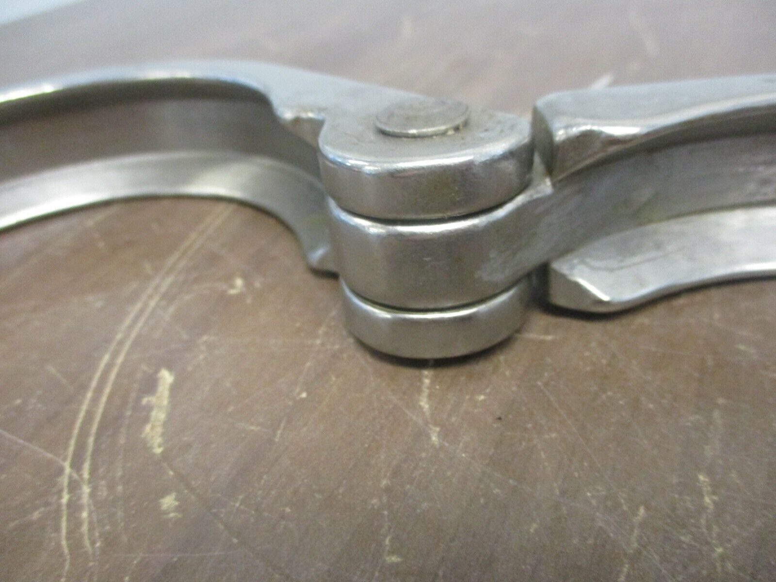 Misc. Brand Stainless Steel Sanitary Clamp Size: 3" Used **No Bolt**
