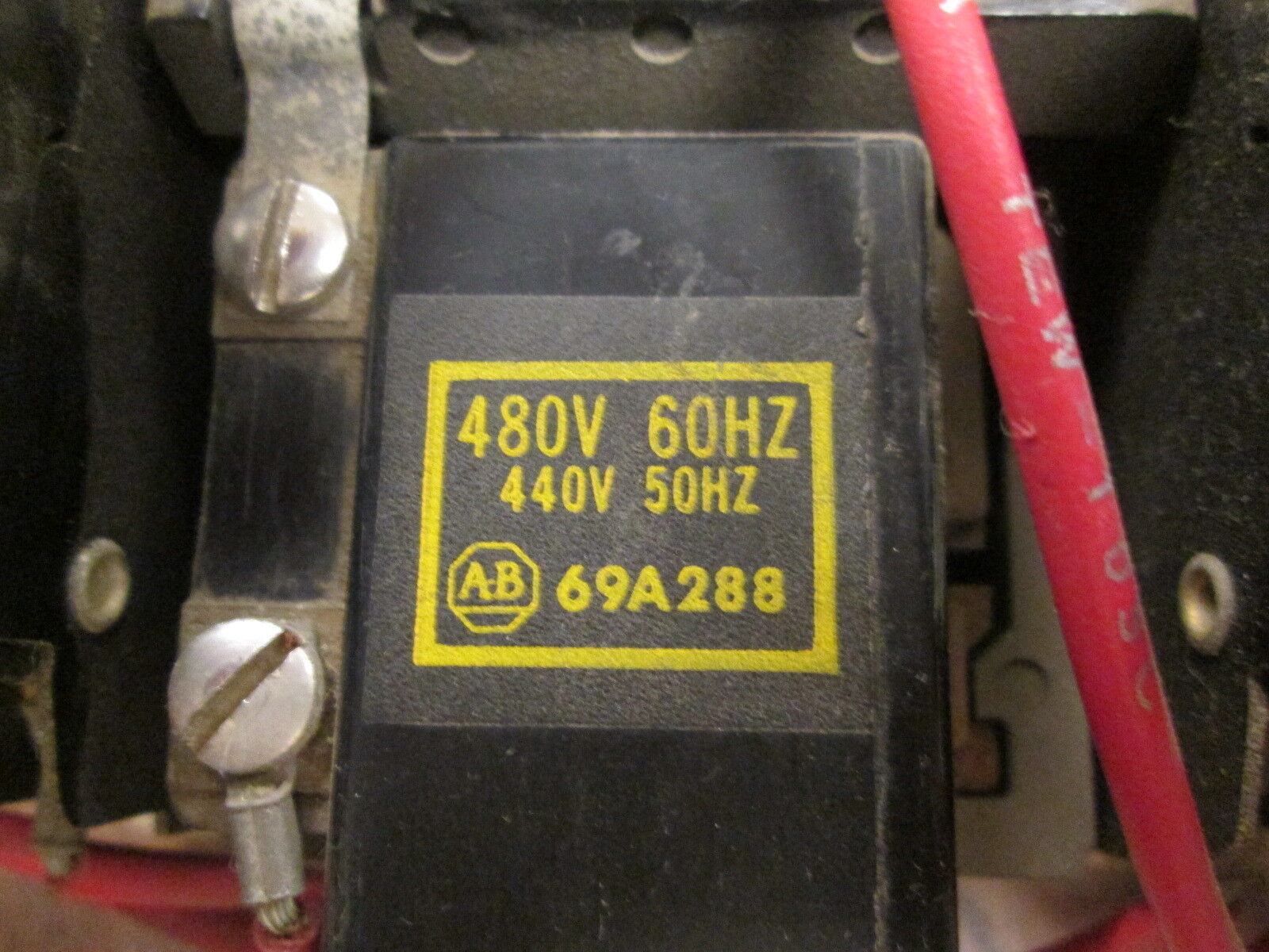 Allen-Bradley Size 00 Starter 709-T0B103 480V Coil Used