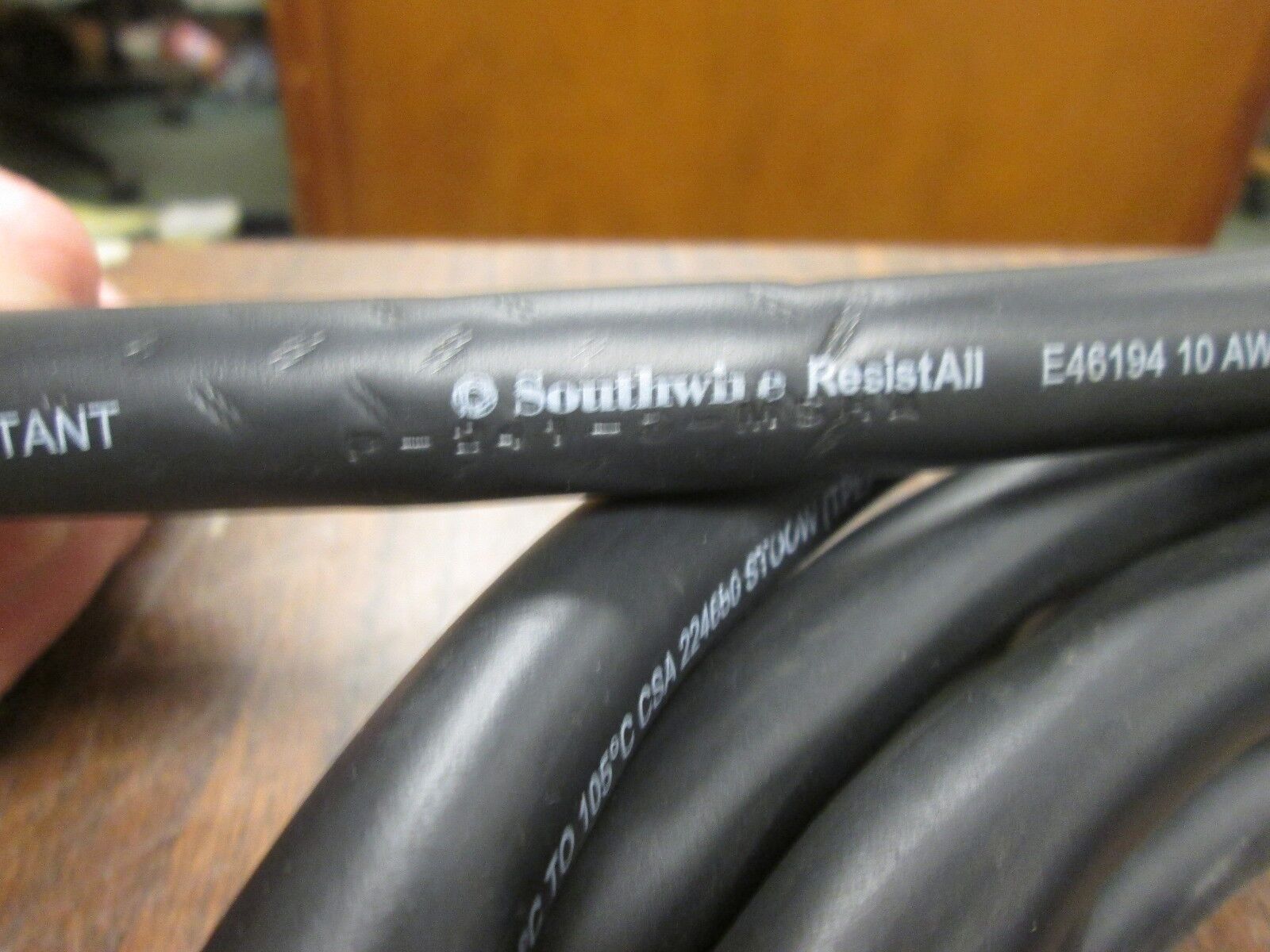 Southwire 3 Conductor Wire E46194 10AWG CU Approx. 22 ft Used