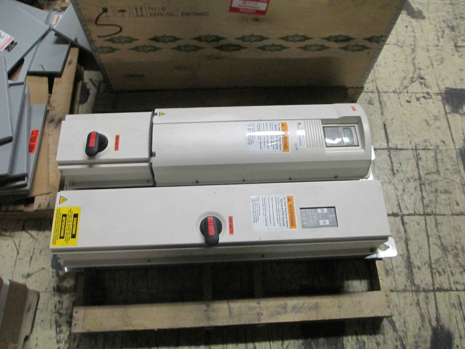 ABB Drive W/ Bypass ACH401601632+10AE00R0 480V 30A 3PH 18HP Used