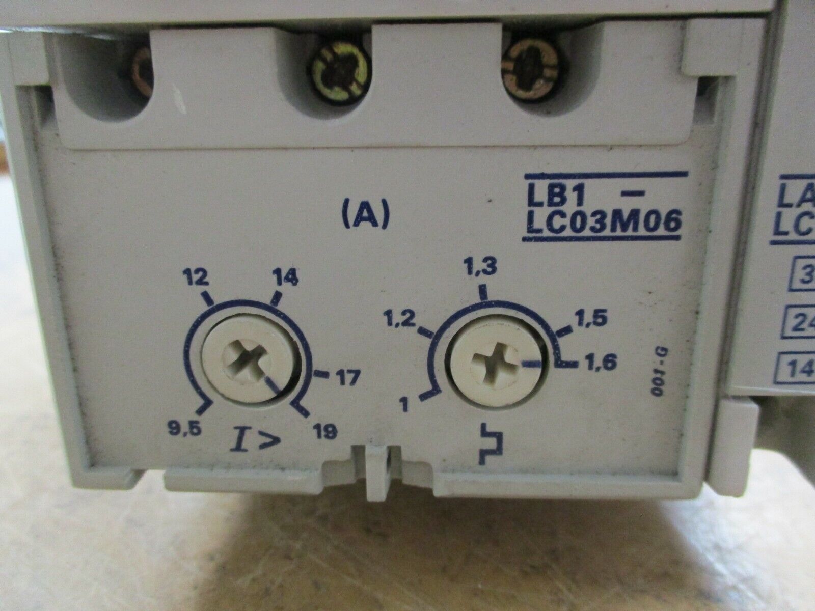 Telemecanique Integral 32 Combination Motor Starter LD4-LC.30./LB1-LC03M06 Used