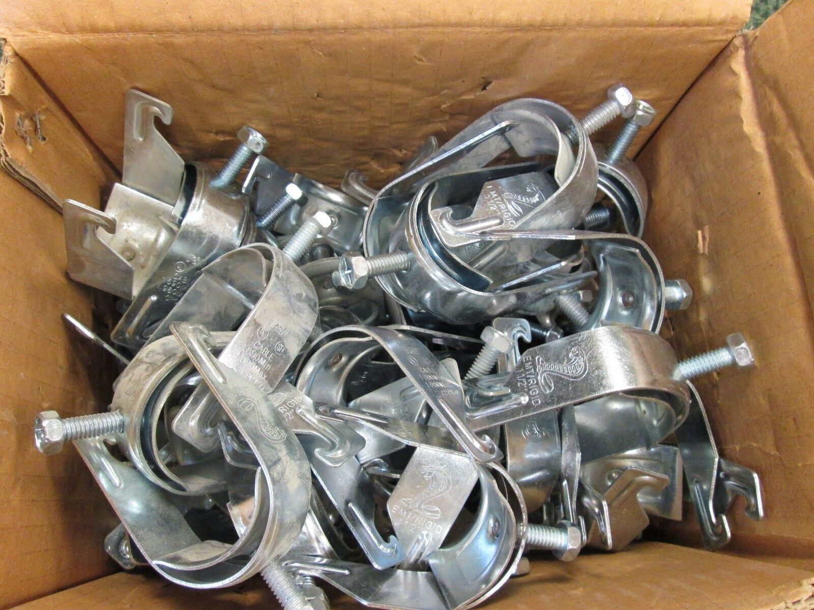 Misc Brands Pipe Clamp Size 1-1/2" *Aprox 60* New Surplus