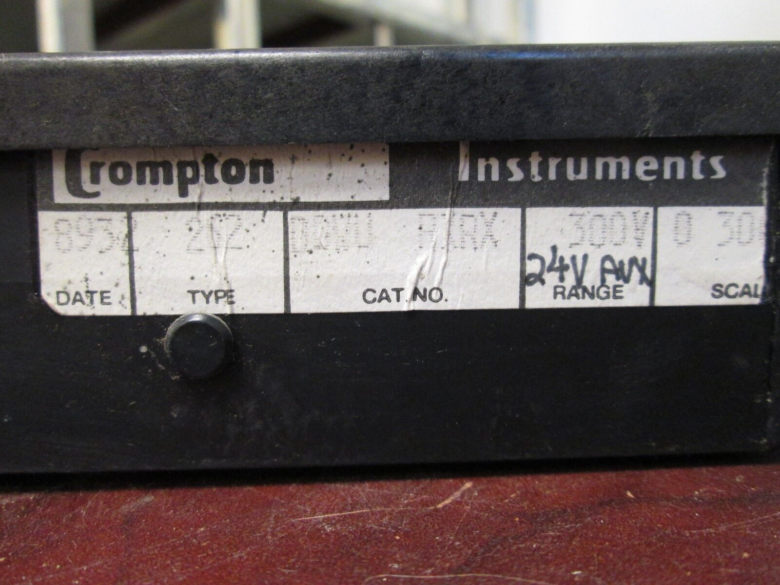 Crompton Digital Meter 262DDWURKRX 300V Range .300V Scale Used