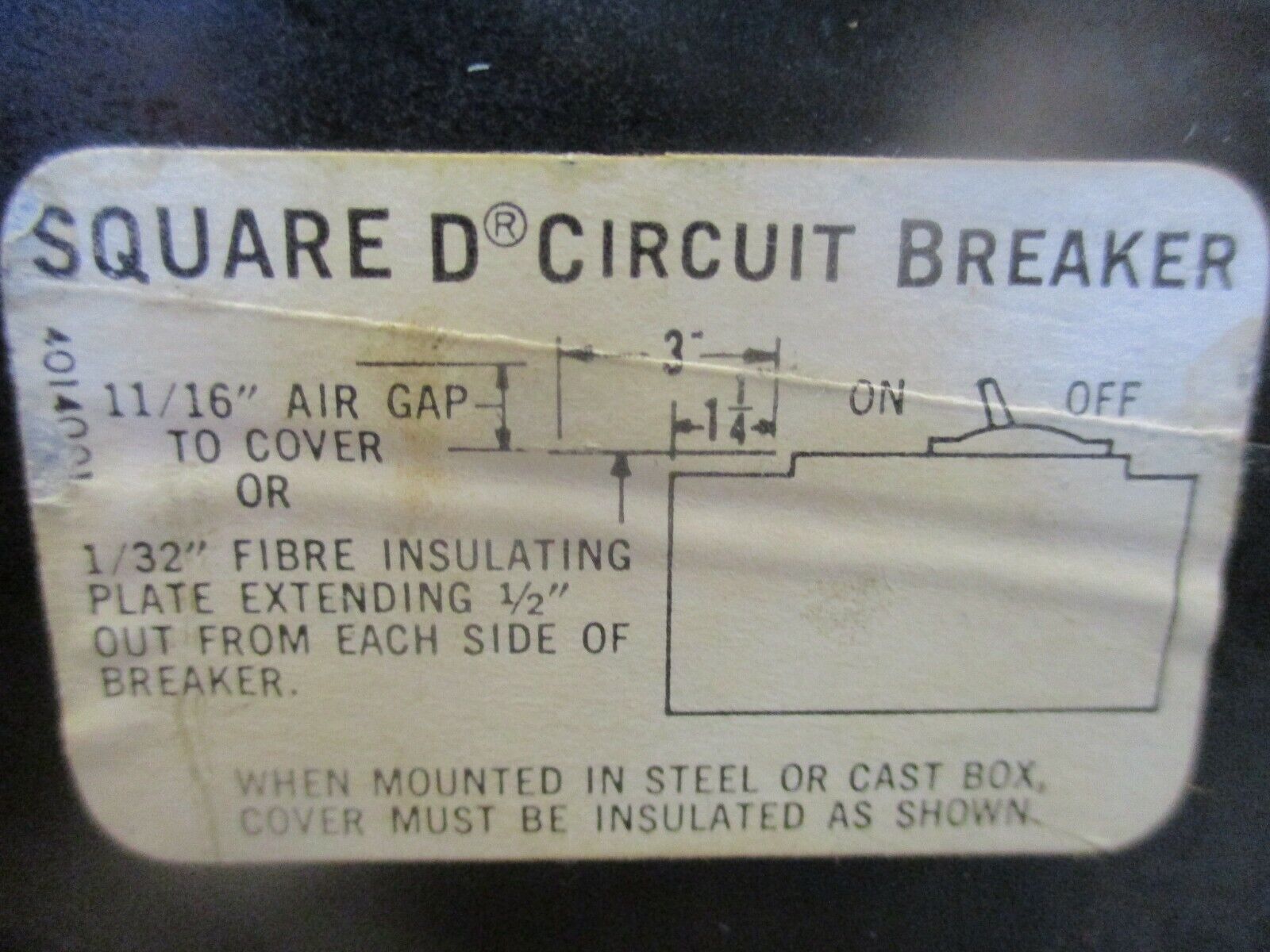 Square D Circuit Breaker FAP36015 15A 600V 3P Used