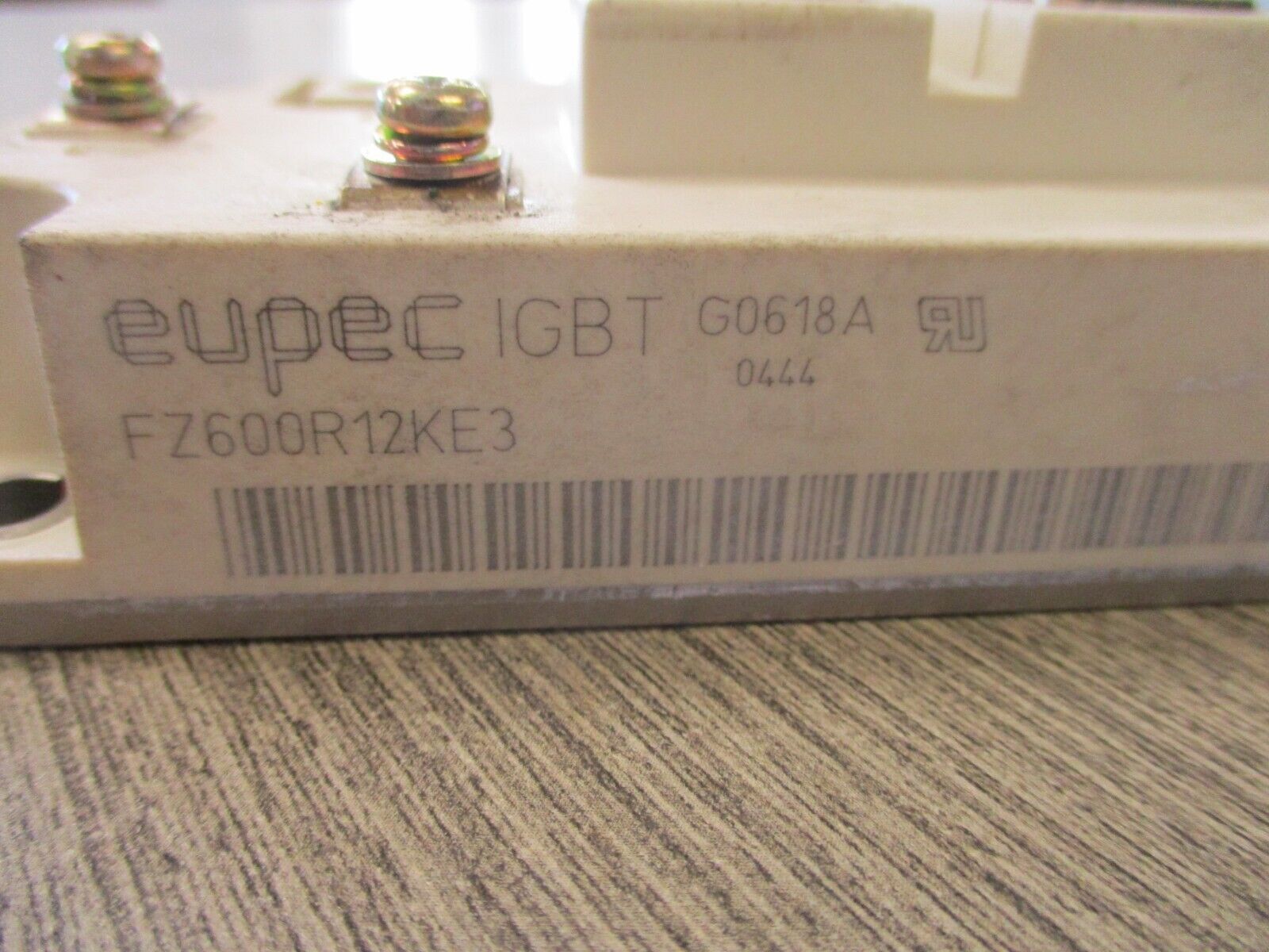 Eupec IGBT Module FZ600R12KE3 600A 1,200V Used.