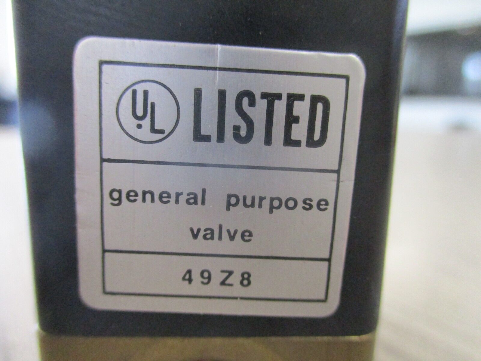 Burkert Solenoid Valve 0330 C 1/8 24VDC Used
