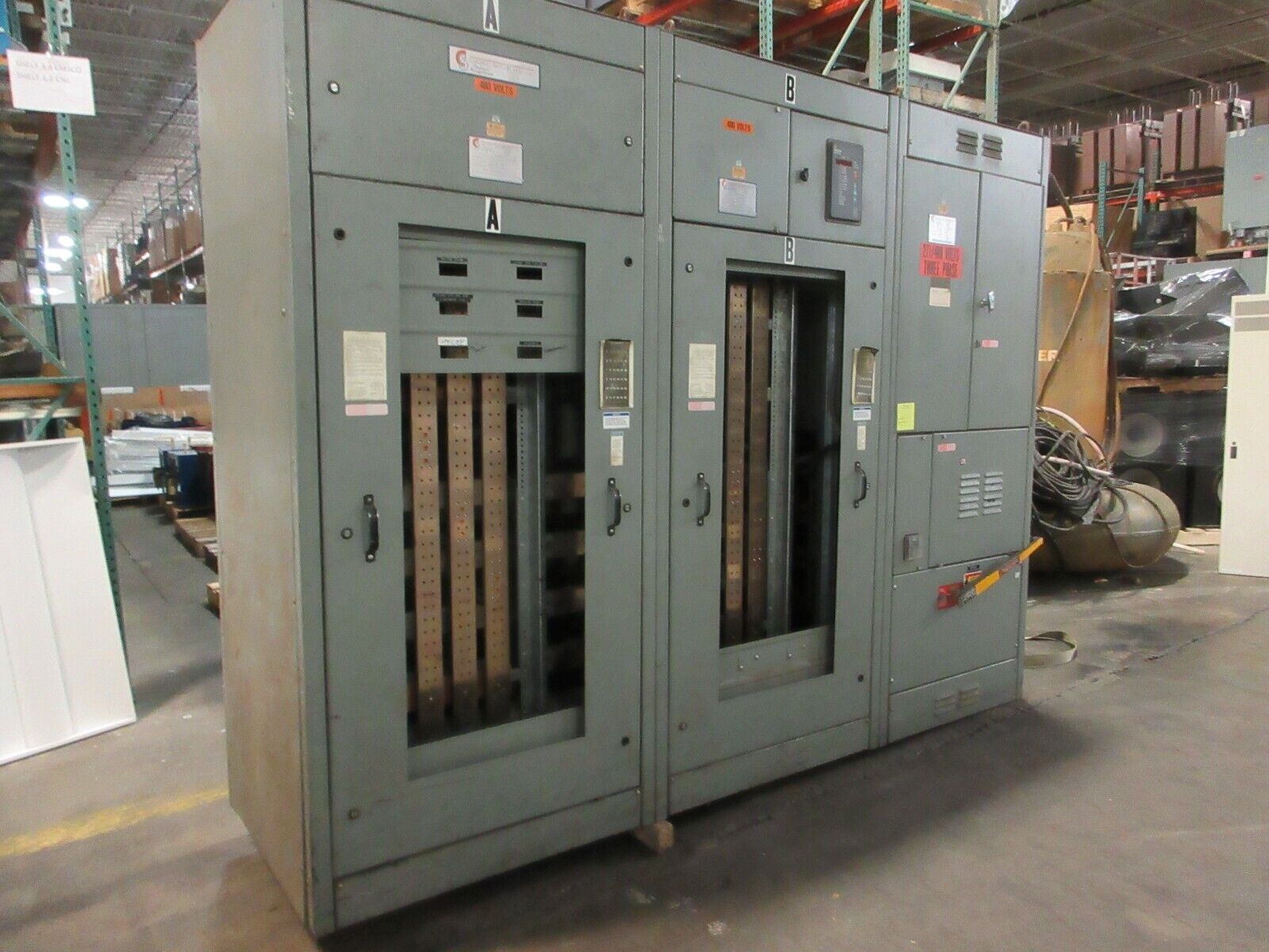 Chicago Switchboard Breaker Panel w/ Ground VL 3611-G6 2400A 277/480V 3P Used
