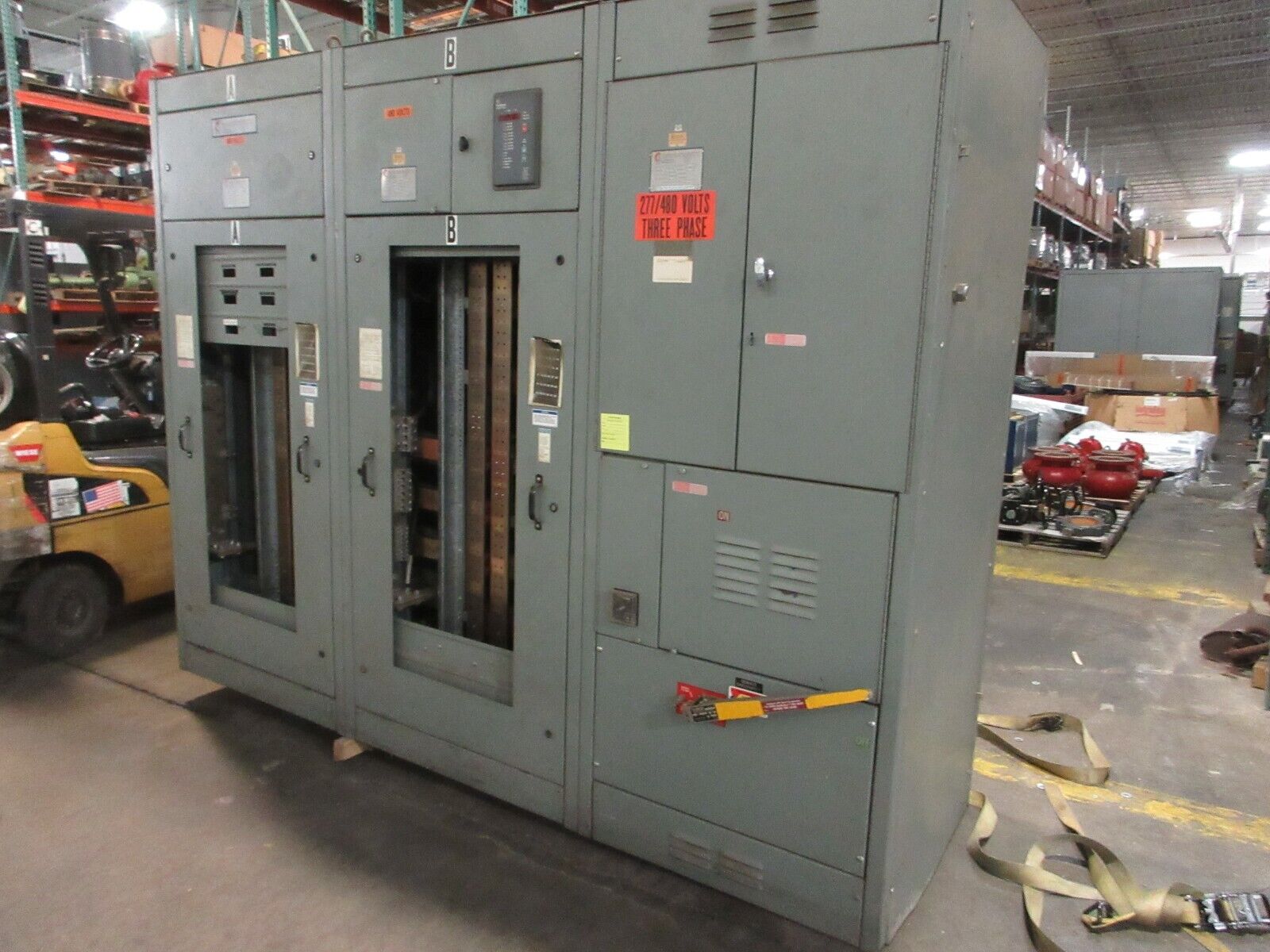 Chicago Switchboard Breaker Panel w/ Ground VL 3611-G6 2400A 277/480V 3P Used