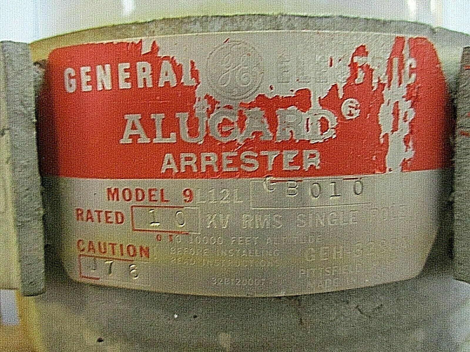 GE Alugard Arrester 9L12LGB010 10kV Used