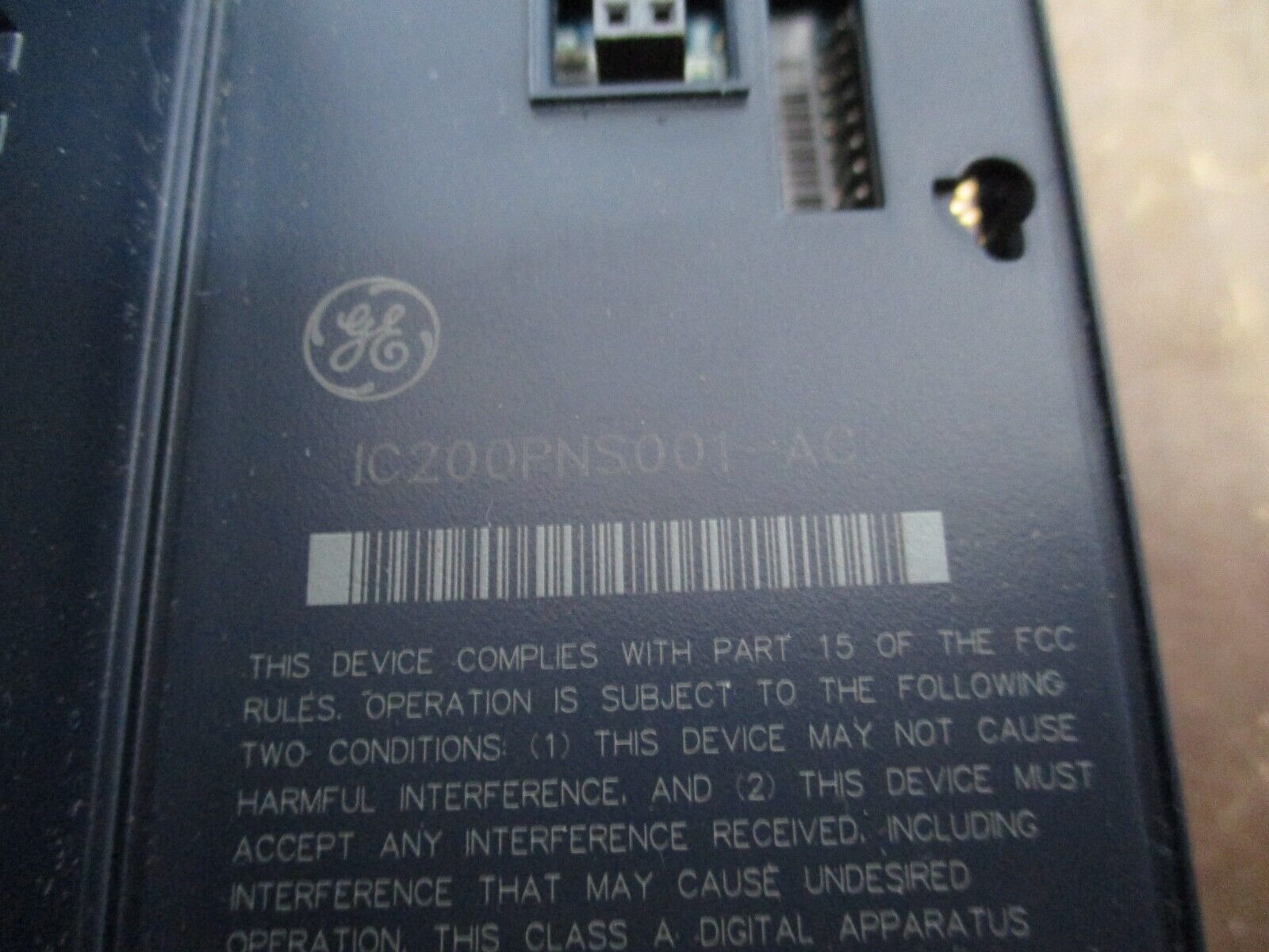 GE VersaMax Remote I/O Unit IC200PNS001-AC For Hazardous Locations Used