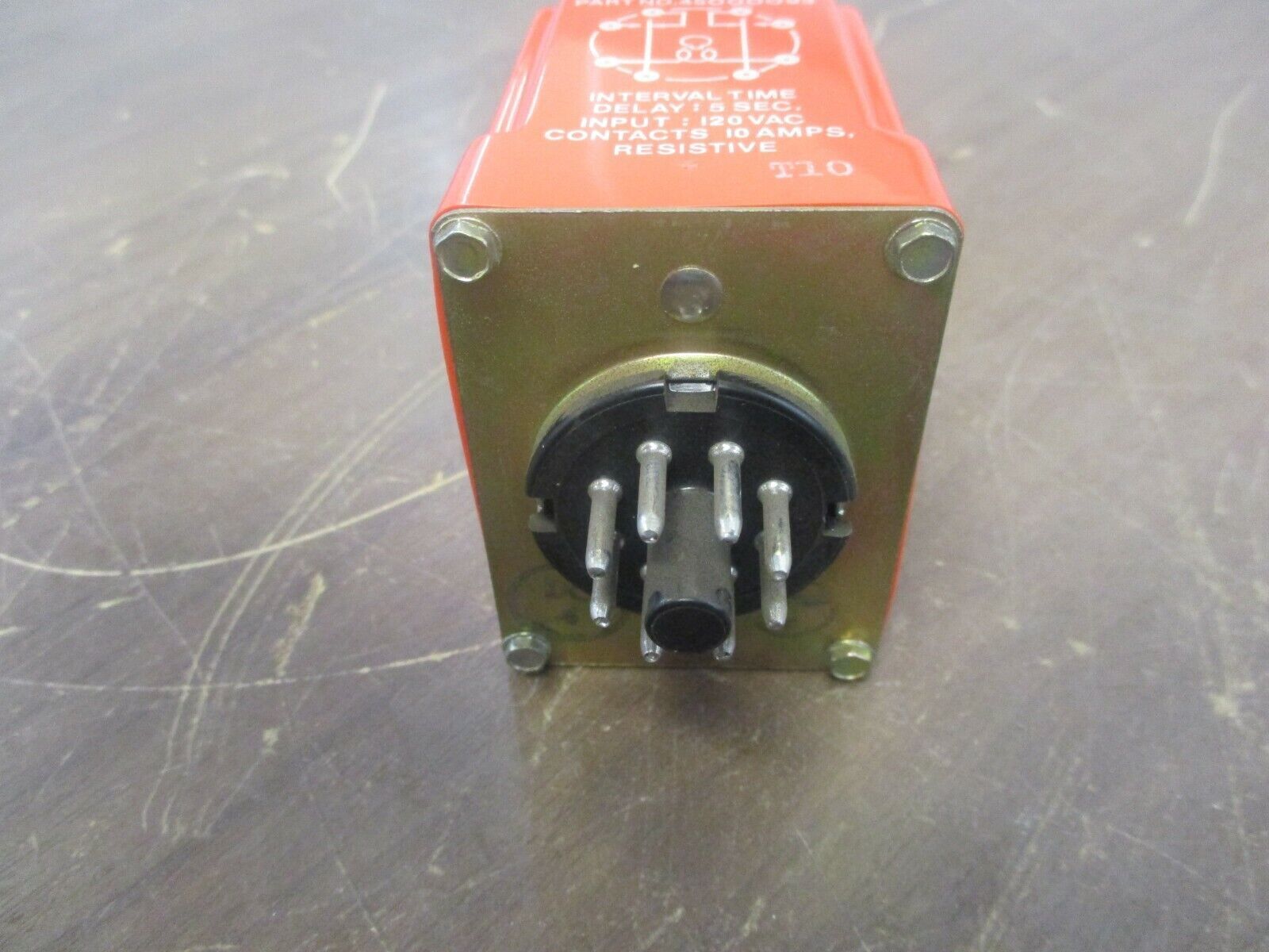 Lear Siegler Time Delay Relay 45000093 Delay: 5 sec 120VAC 10A Used