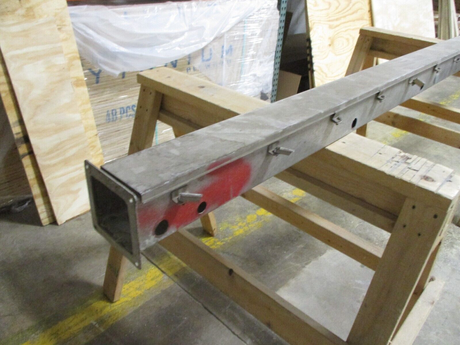 Hoffman 4X Stainless Steel Wireway F44W120SS Size: 4x4x120" Used