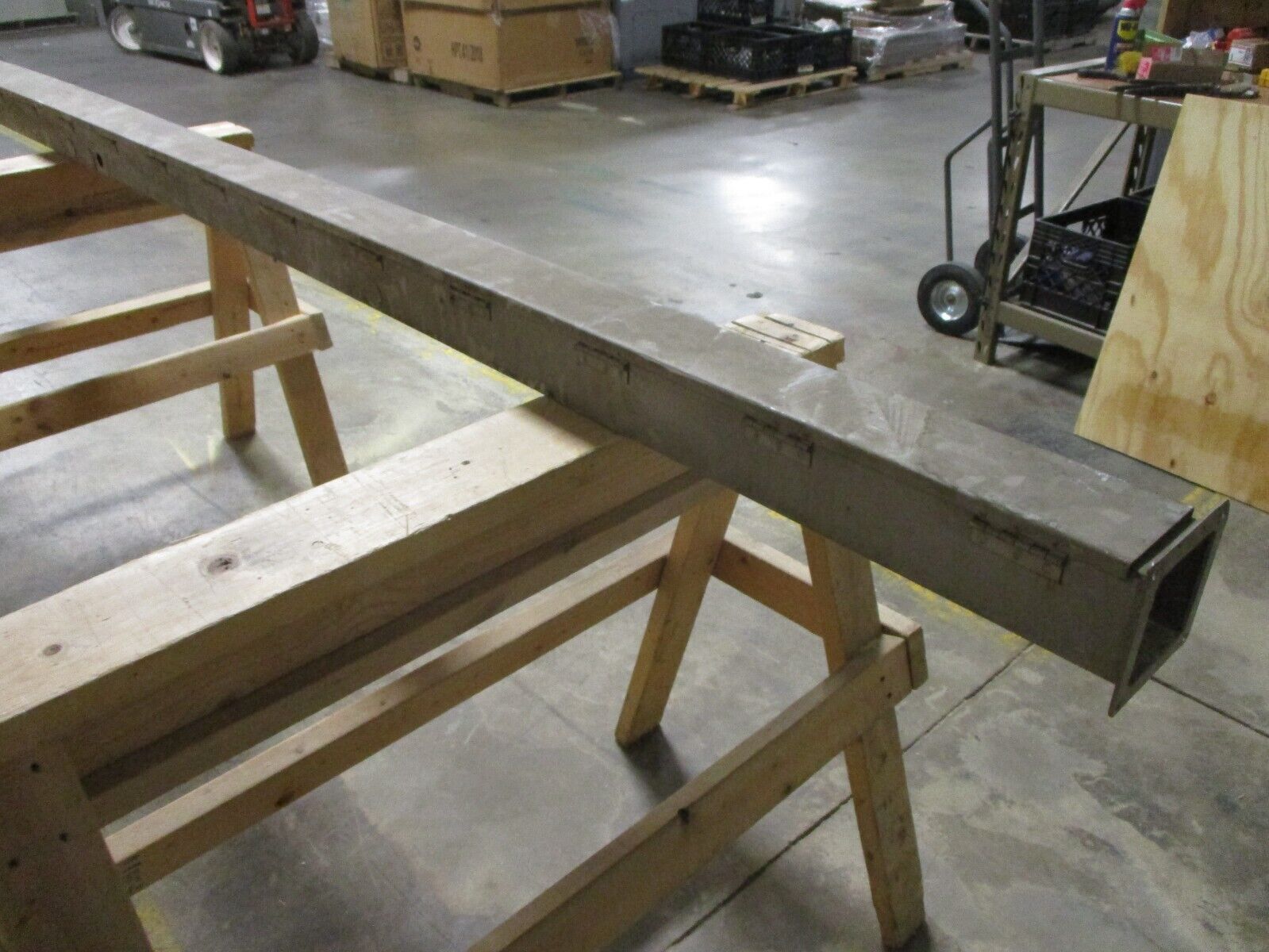 Hoffman 4X Stainless Steel Wireway F44W120SS Size: 4x4x120" Used