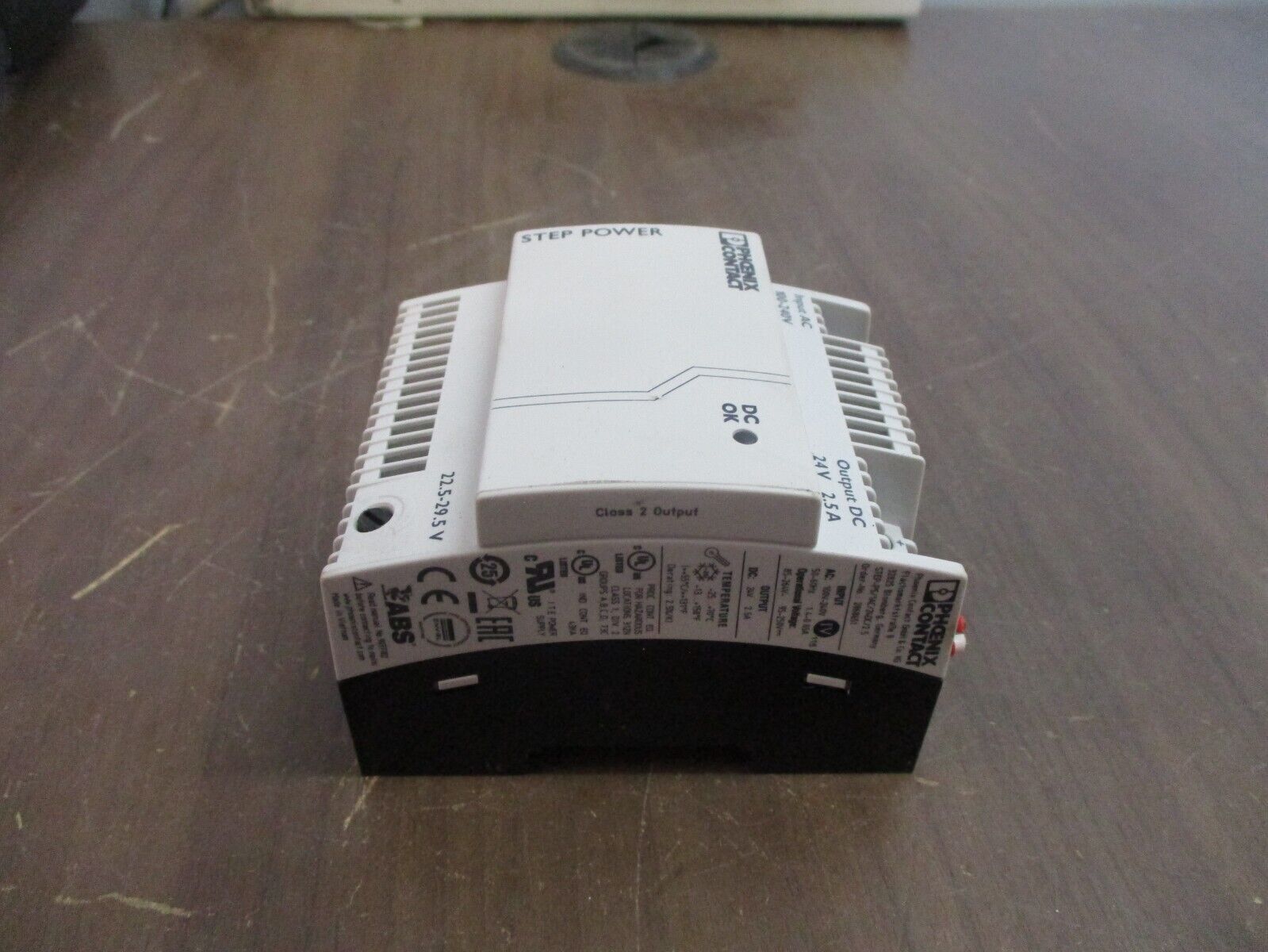 Phoenix Contact Power Supply STEP-PS/1AC/24DC/2.5 Output: 24V 2.5A Used