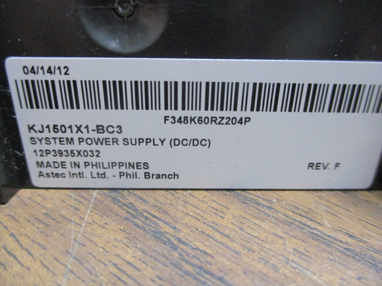 Emerson Delta V Model 73-610-096 System Power Supply 12P3935X032 Dual DC/DC Used