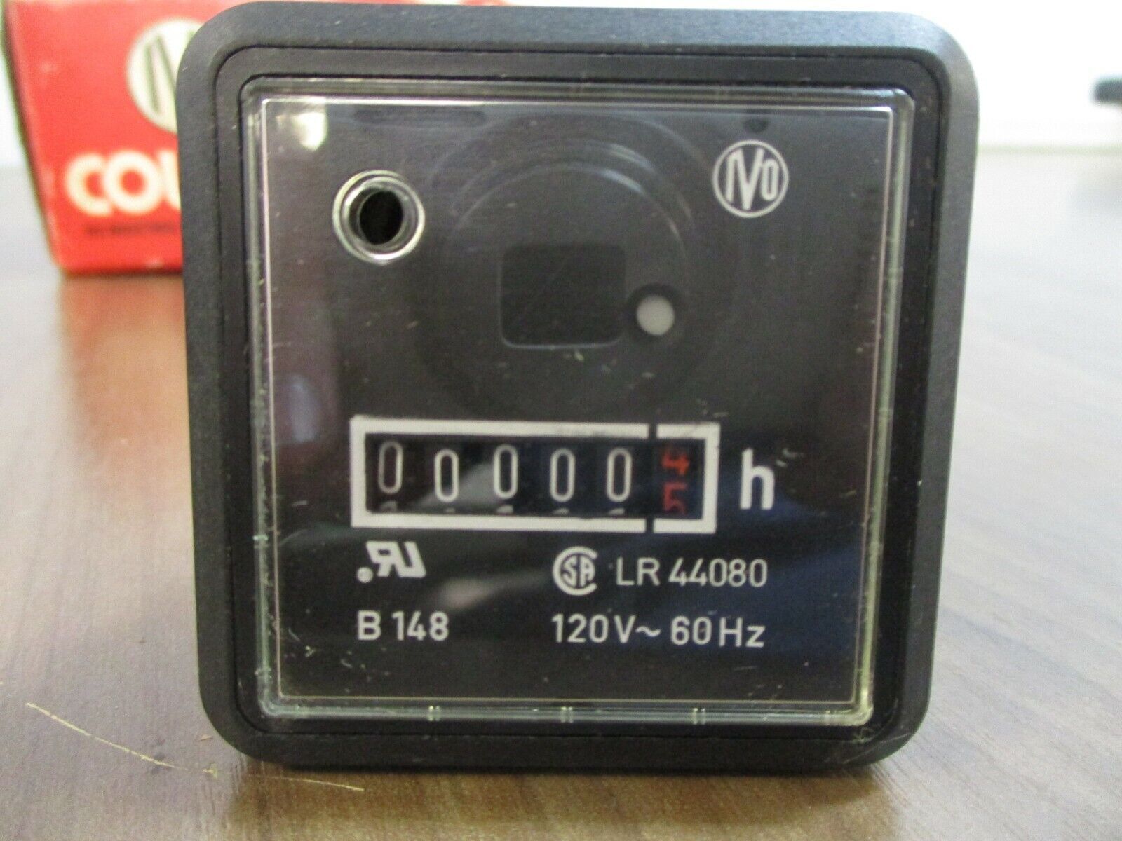 IVO Hour Meter B148 6-Digit 120V 60Hz New Surplus