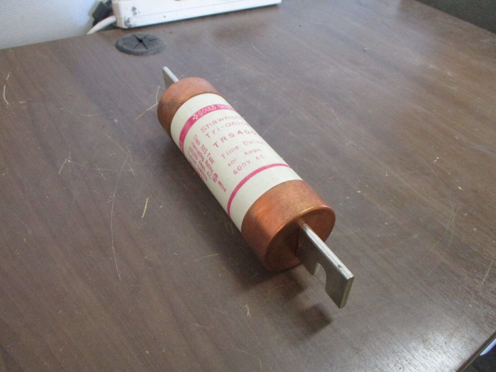 Gould Shawmut Tri-Onic Fuse TRS400R 400A 600V Used