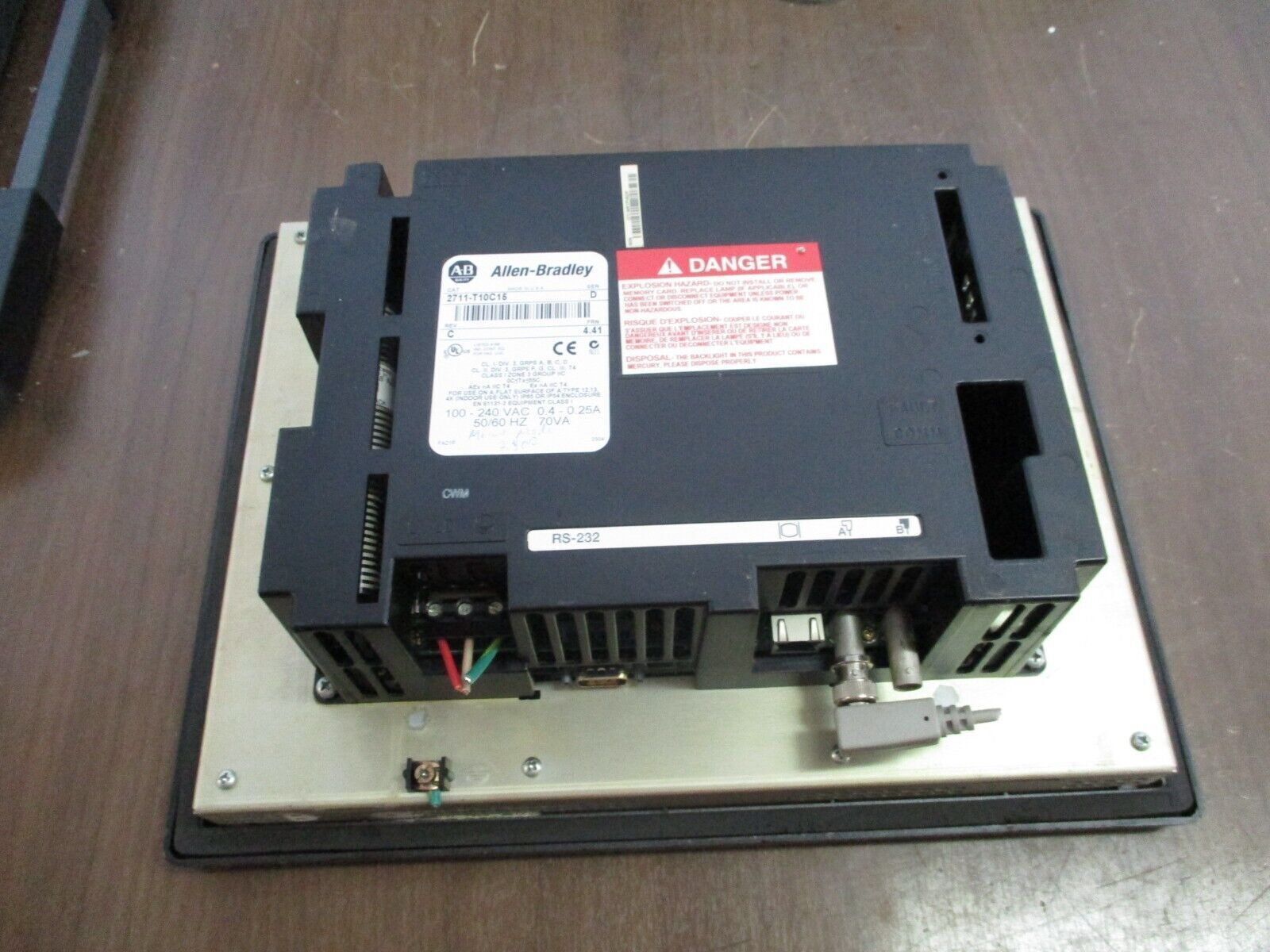 Allen-Bradley PanelView 1000 2711-T10C15 Ser. D Rev. C FRN: 4.41 Used