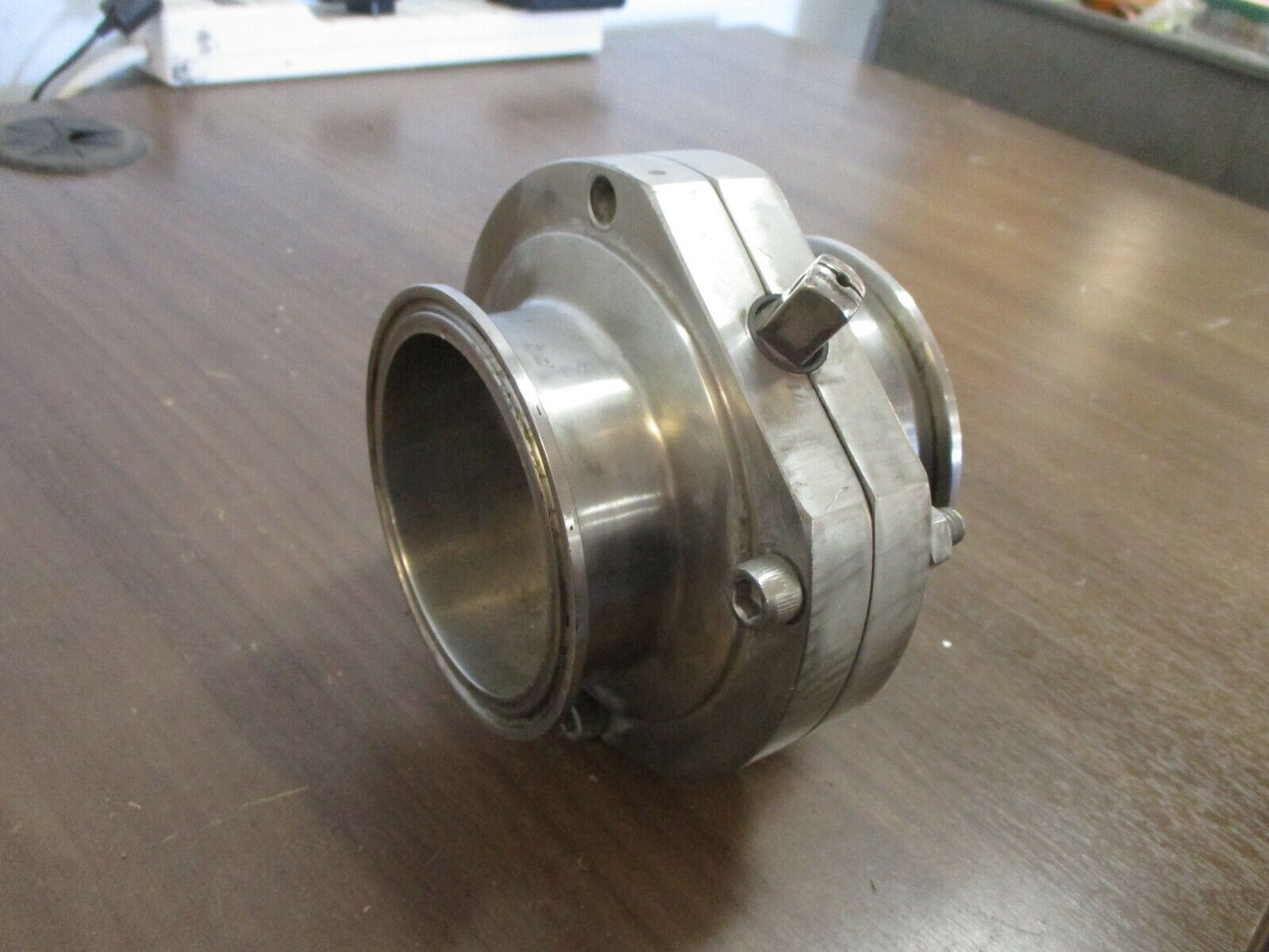 Misc. Brand Stainless Steel Butterfly Valve Size: 3" *No Handle* New Surplus