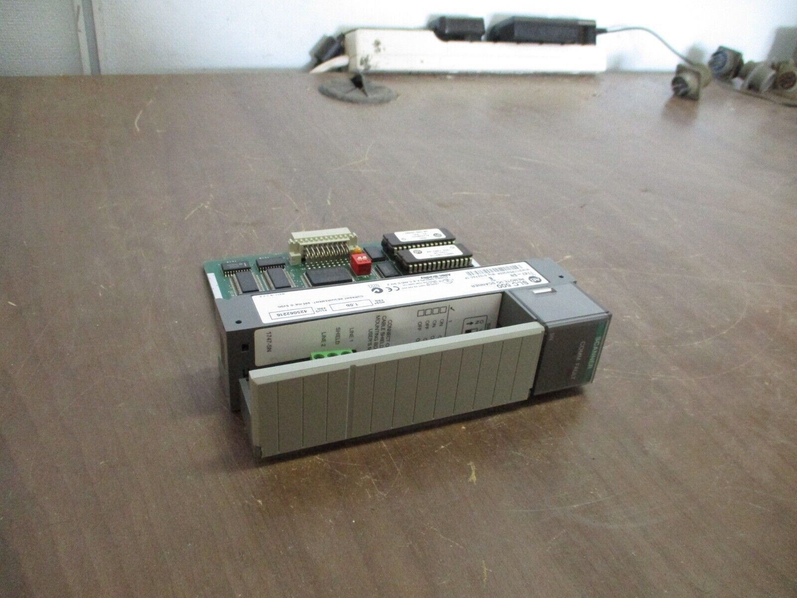 Allen-Bradley SLC500 Remote I/O Scanner 1747-SN Ser. B Host FRN: 1.0b Used