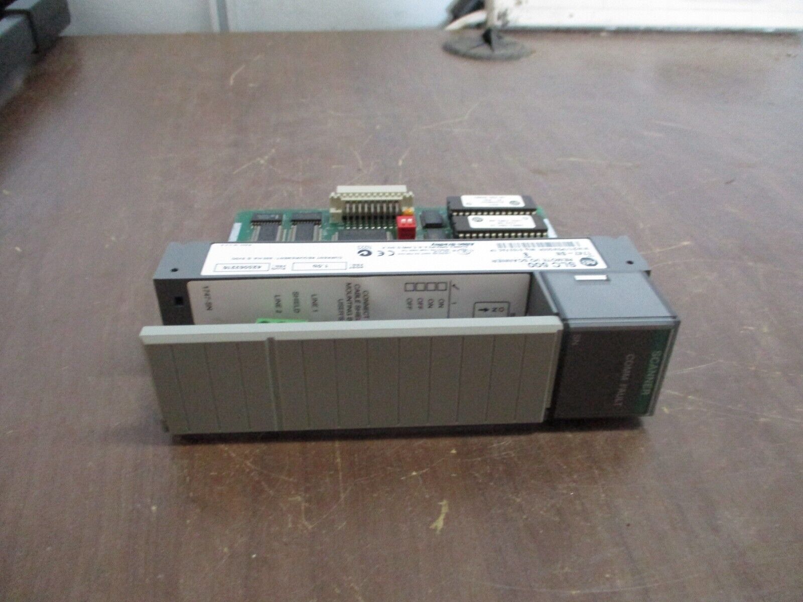 Allen-Bradley SLC500 Remote I/O Scanner 1747-SN Ser. B Host FRN: 1.0b Used