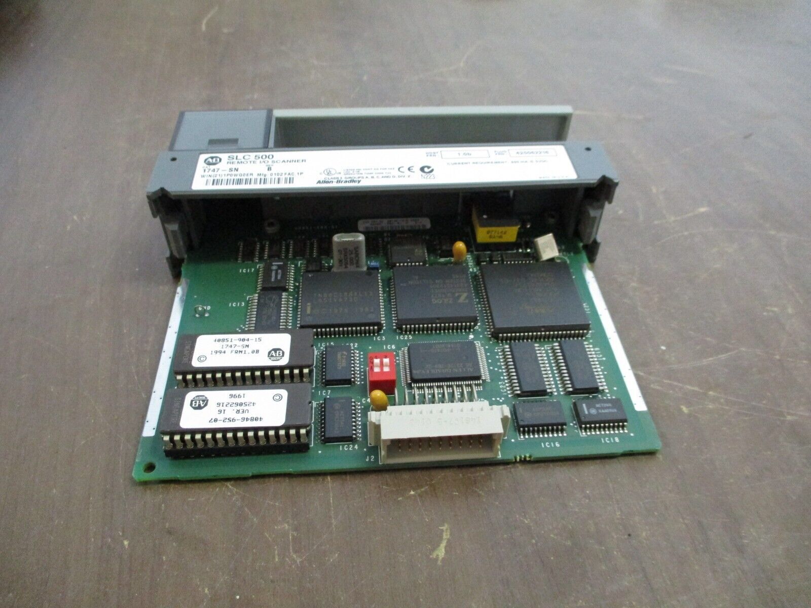 Allen-Bradley SLC500 Remote I/O Scanner 1747-SN Ser. B Host FRN: 1.0b Used