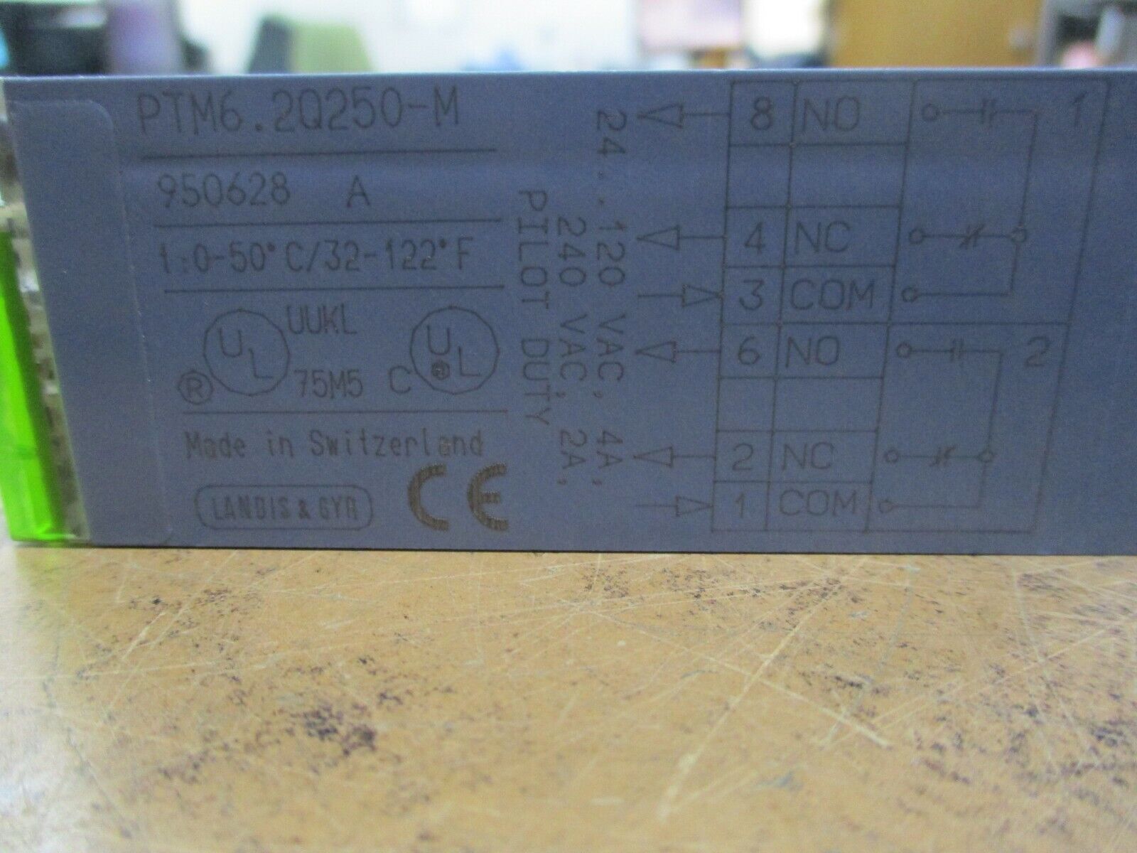 Landis & Gyr Point Termination Module PTM6.2Q250-M 24-120VAC@4A 240VAC@2A Used