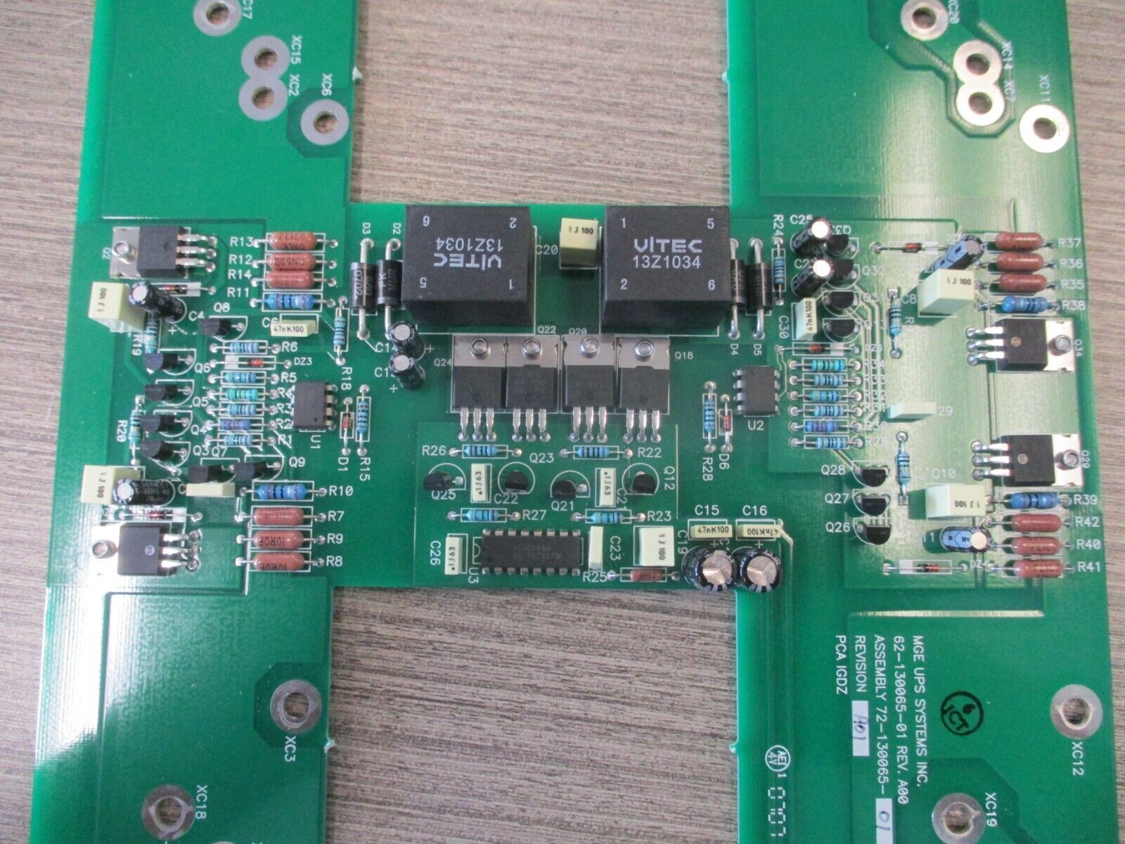 MGE Control Board Assembly 72-130065-01 Rev. A01 Used