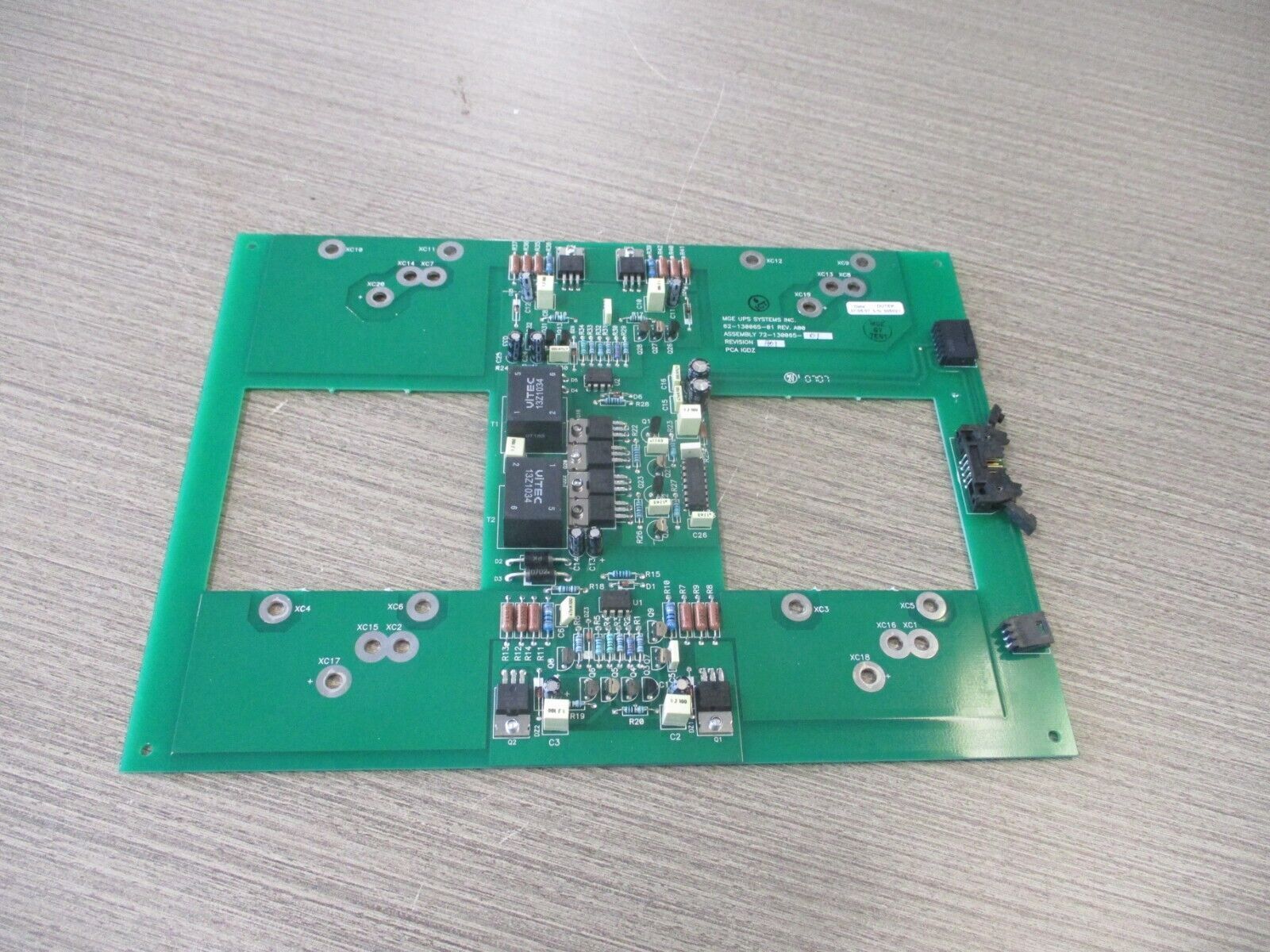 MGE Control Board Assembly 72-130065-01 Rev. A01 Used