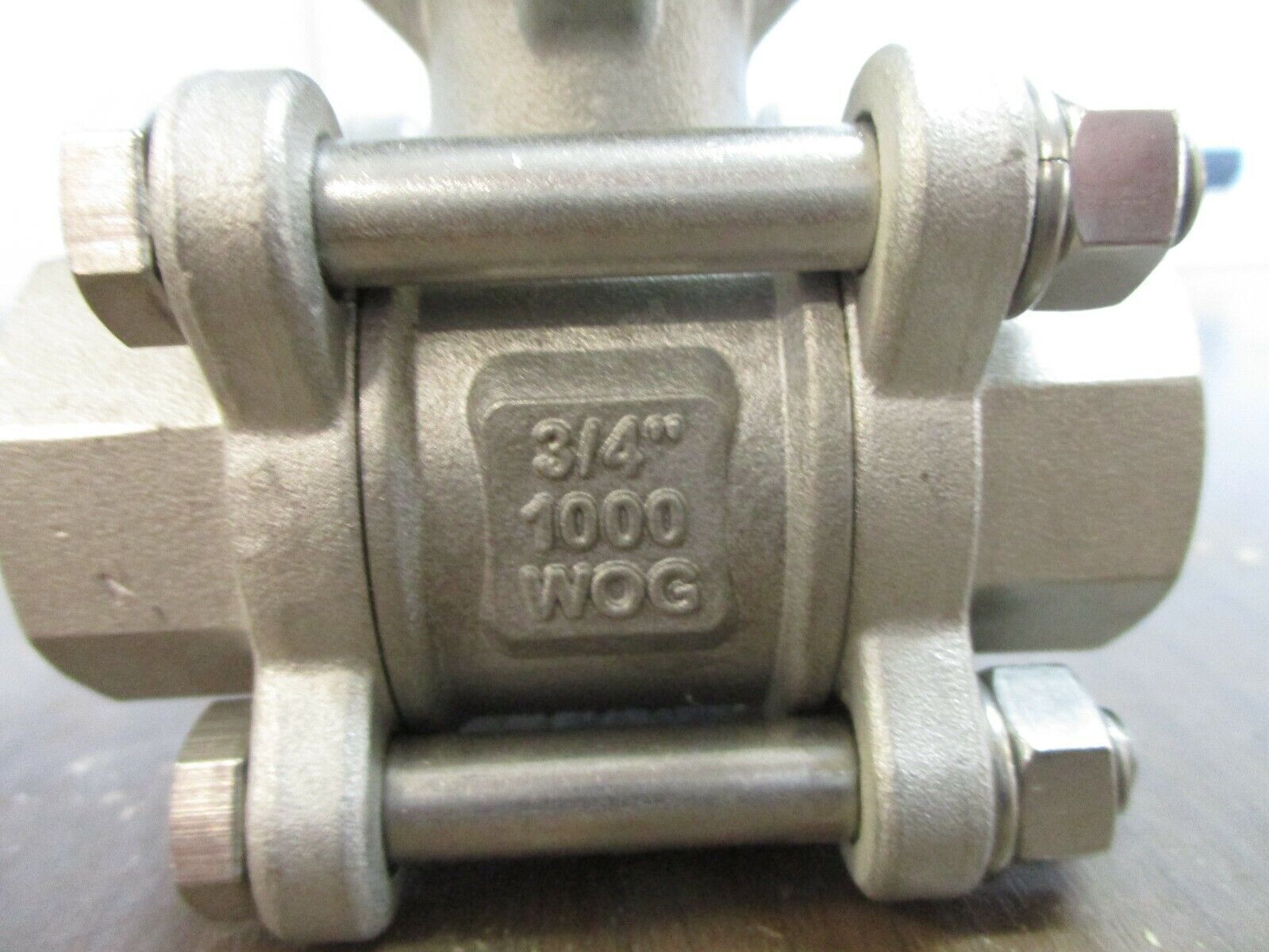 QSM Tru-Flo Stainless Steel Ball Valve Size: 3/4" 1000 WOG Used