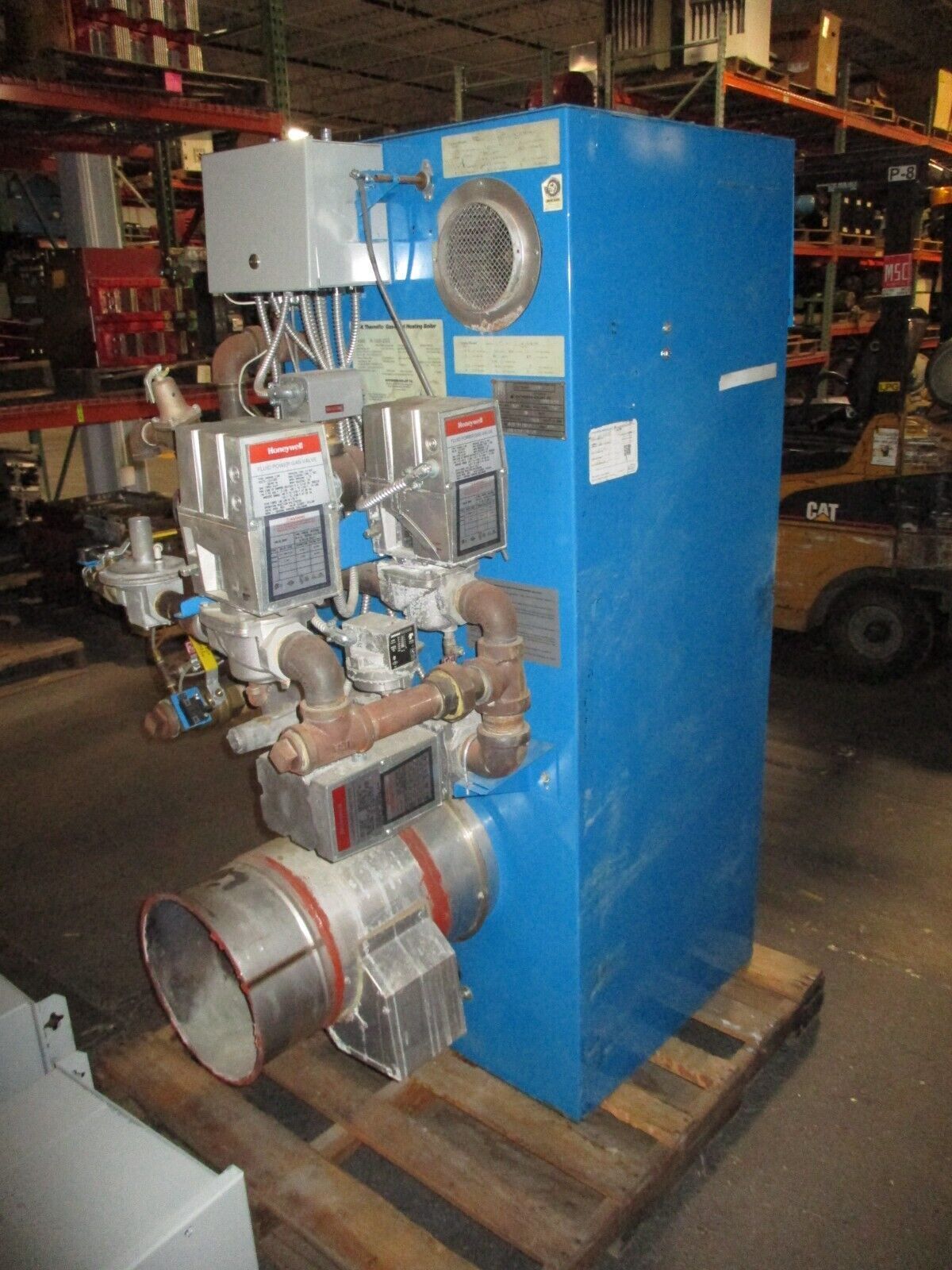 P-K Thermific Boiler N-1500-2GG Natural Gas 1,500,000 BTU 120V 60Hz 1Ph Used