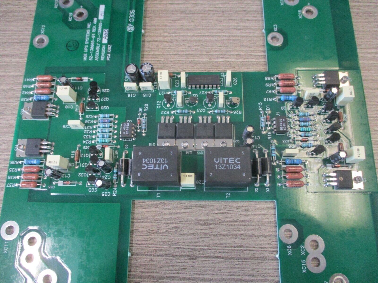 MGE Control Board Assembly 72-130065-01 Rev. A00 Used.