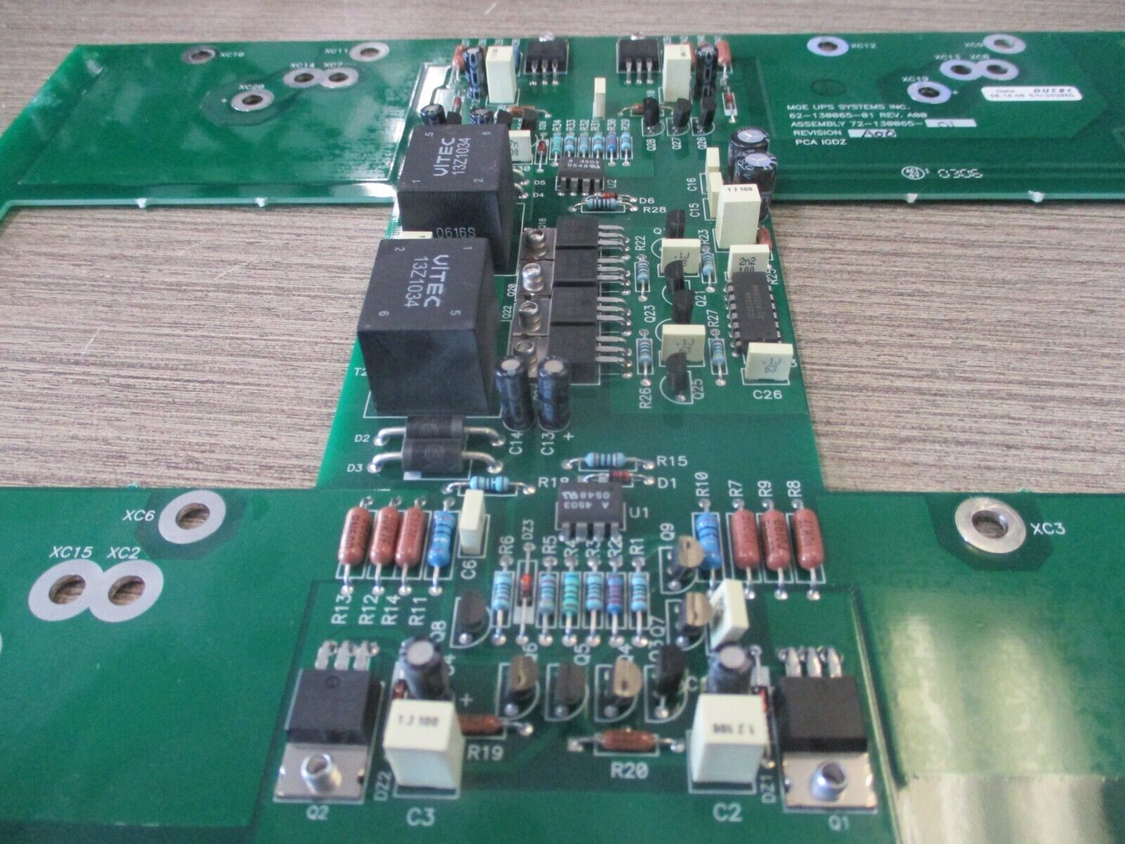 MGE Control Board Assembly 72-130065-01 Rev. A00 Used.