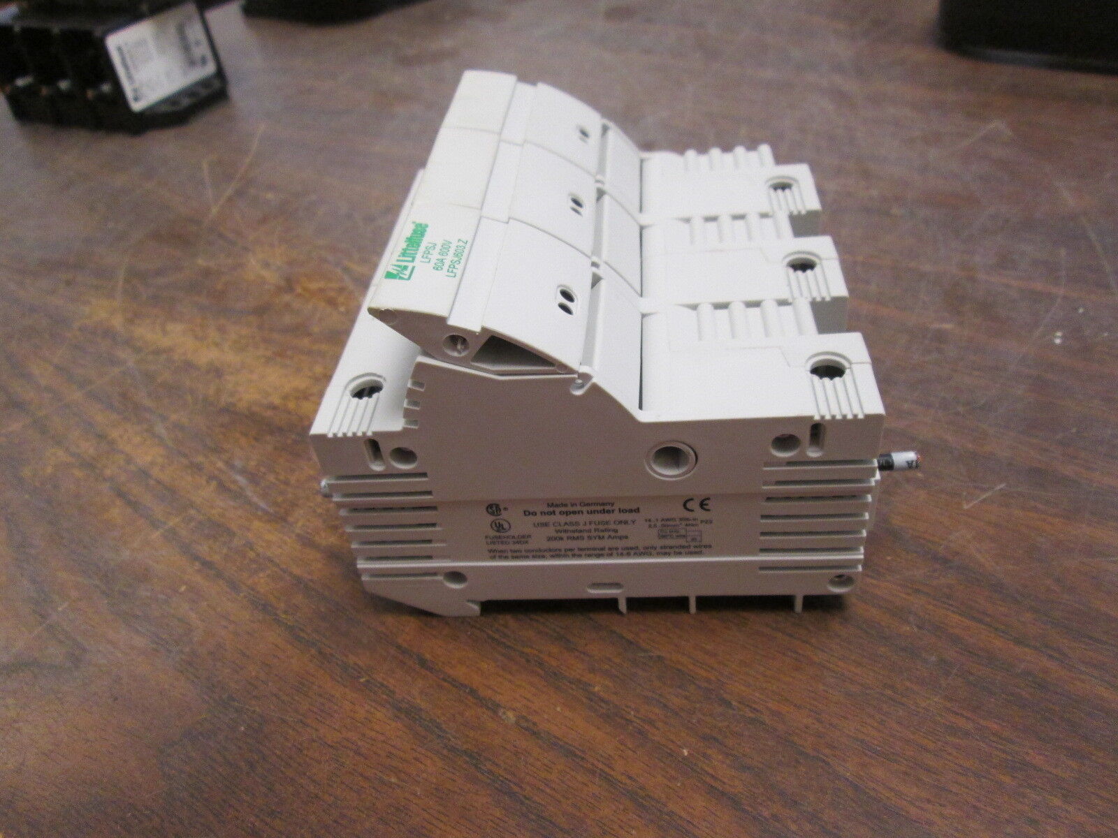 Littelfuse Fuseholder LFPSJ603.Z 60A 600V 3P w/ (3) 35A Fuses Used