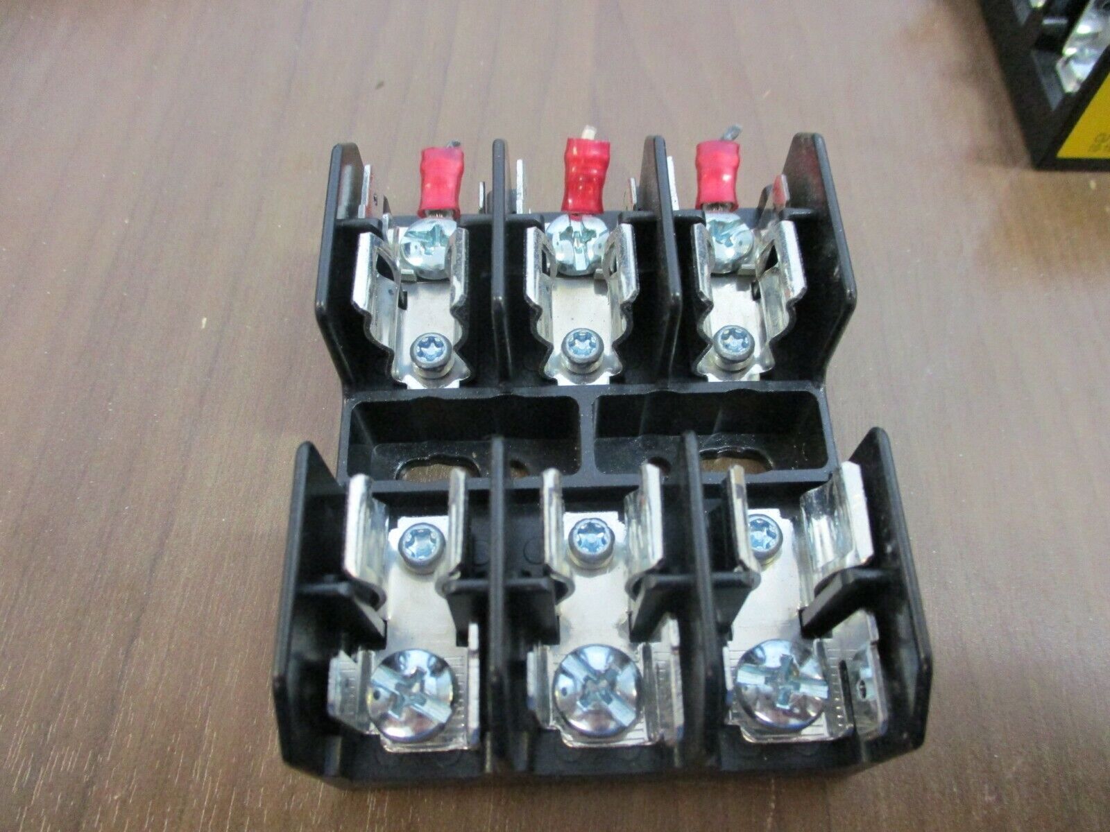 Buss Fuseblock BM60335Q 30A 600V 3P *Lot of 3* Used