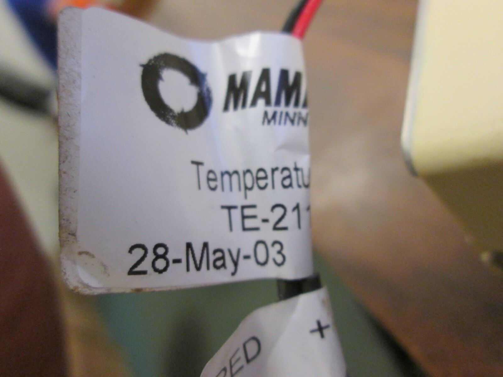 Mamac Temperature Transducer TE-211Y-A-1-E-2 *Cracked* Used