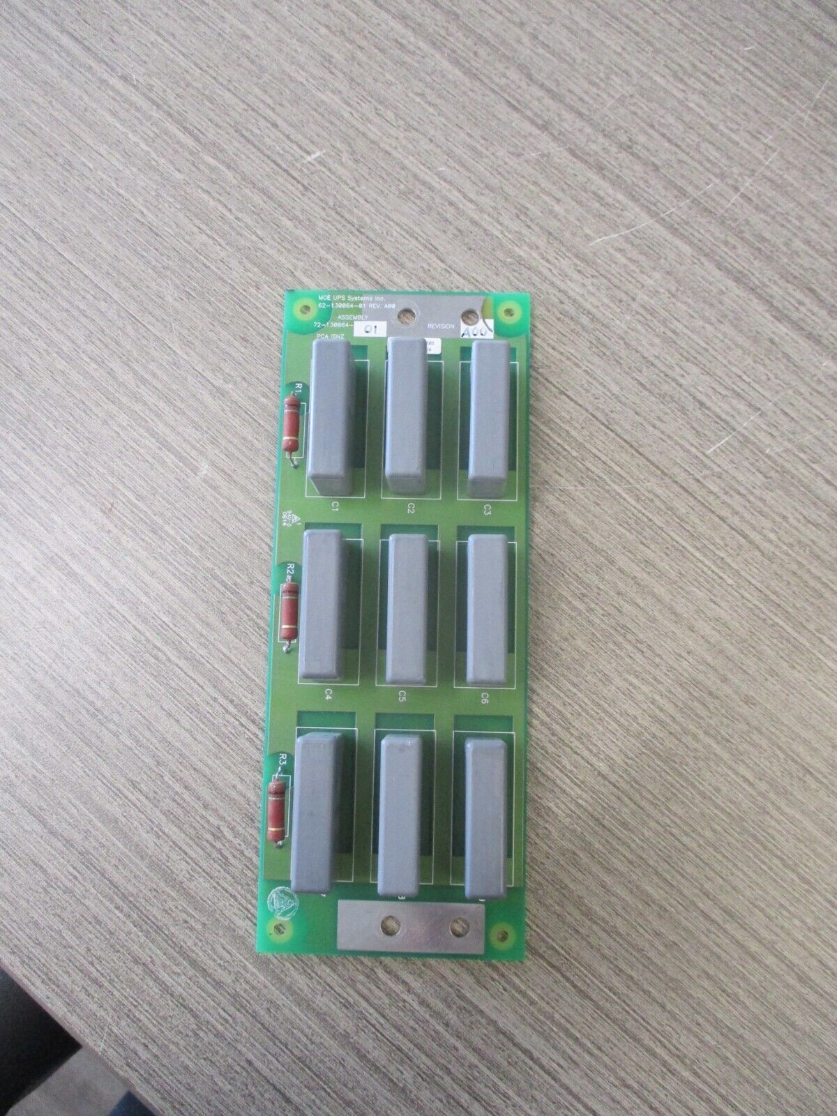 MGE Relay Board Assembly 72-130064-01 Rev. A00 Used
