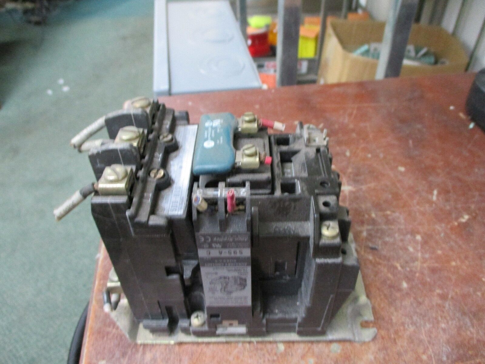 Allen-Bradley Size 1 Contactor 509-B0D 27A 600V 120V Coil Used