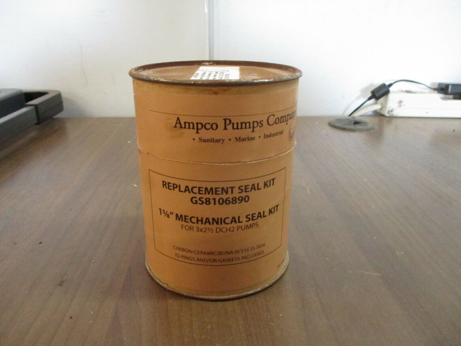 Ampco Replacement Seal Kit GS8106890 1⅝" Mechanical Seal For 3x2½ DCH2 Pumps
