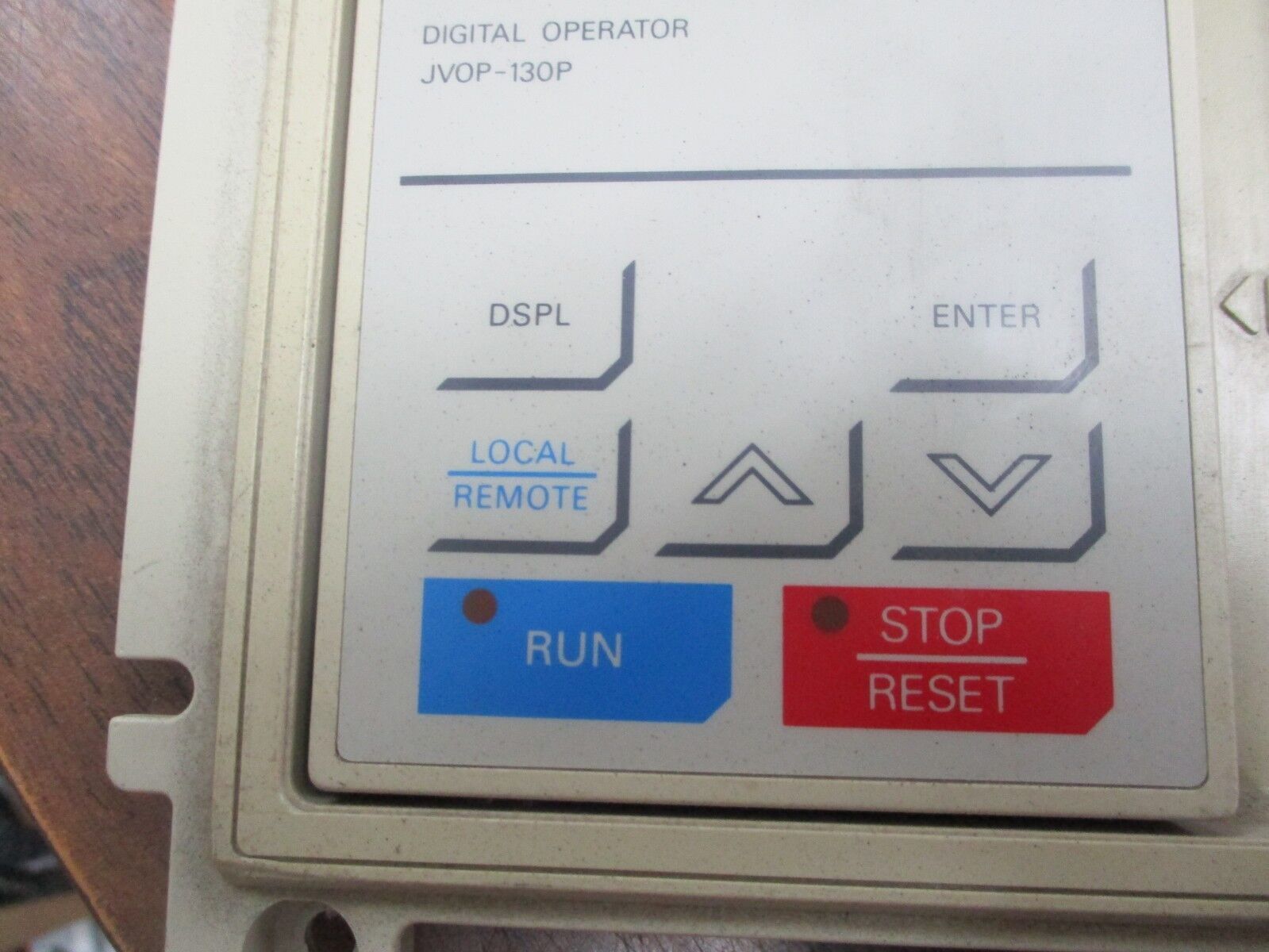 Yaskawa Digital Operator Keypad JVOP-130P With Cover Plate Used
