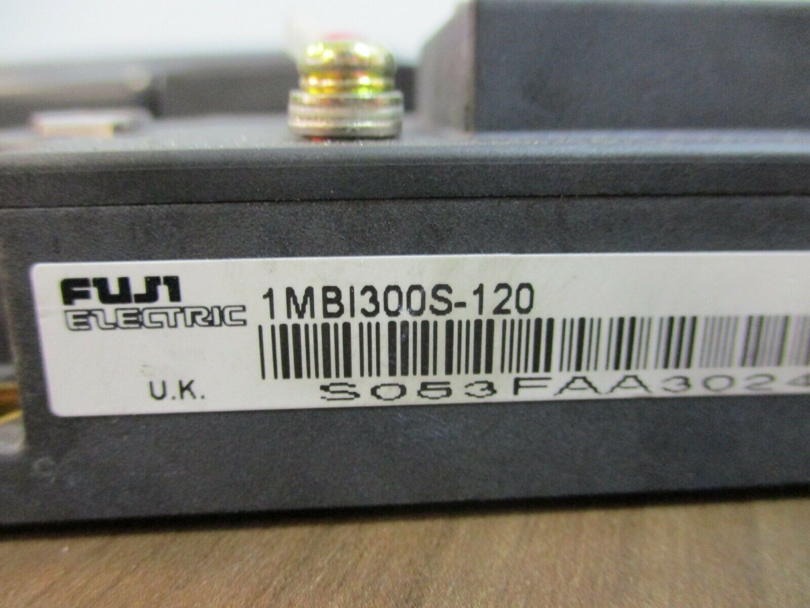Fuji Electric Transistor Module 1MBI300S-120 Used
