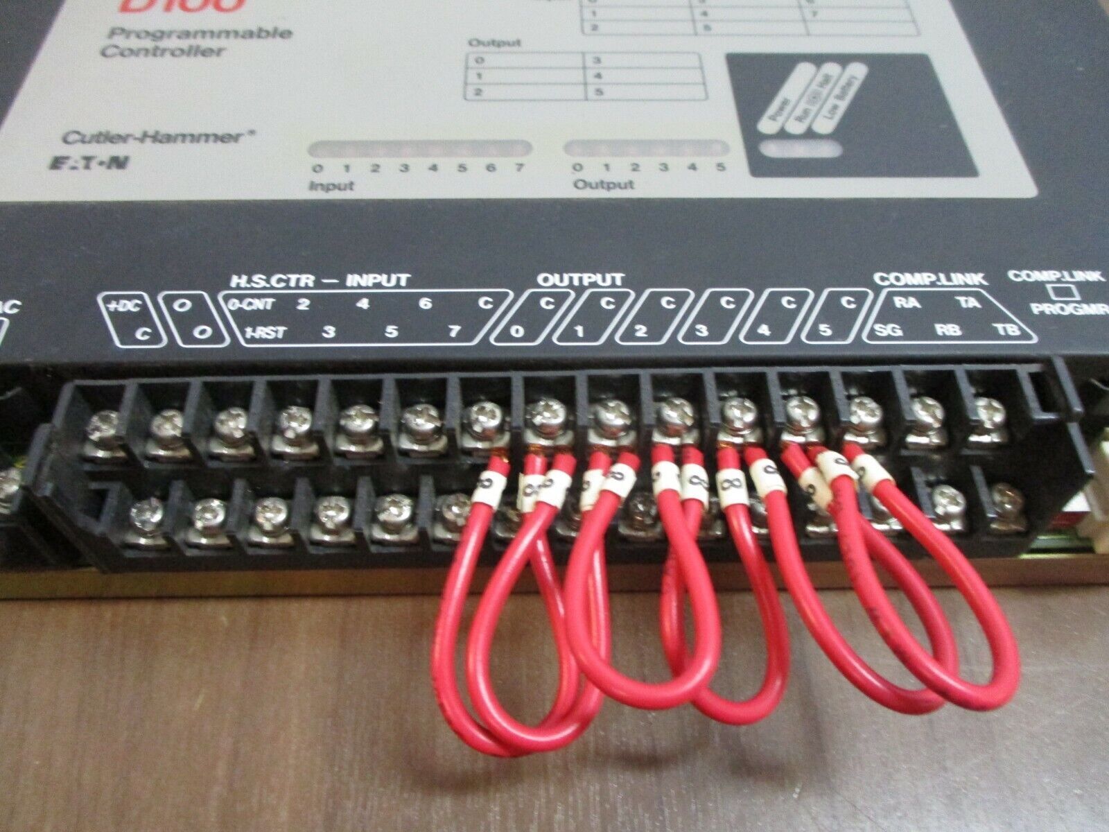 Eaton/Cutler-Hammer D100 Programmable Controller D100CR14 Ser. A1 115VAC Used