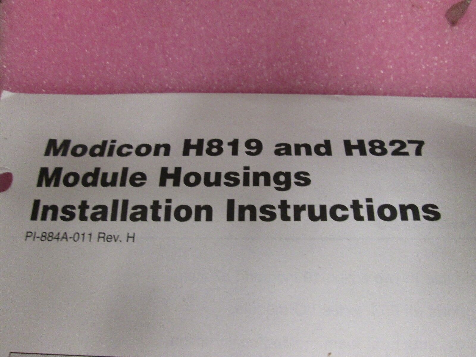 Modicon PLC Rack AS-H827-209