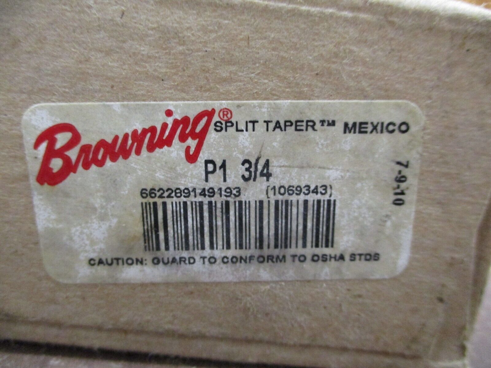 Browning Split Taper Bushing P1 3/4 New Surplus