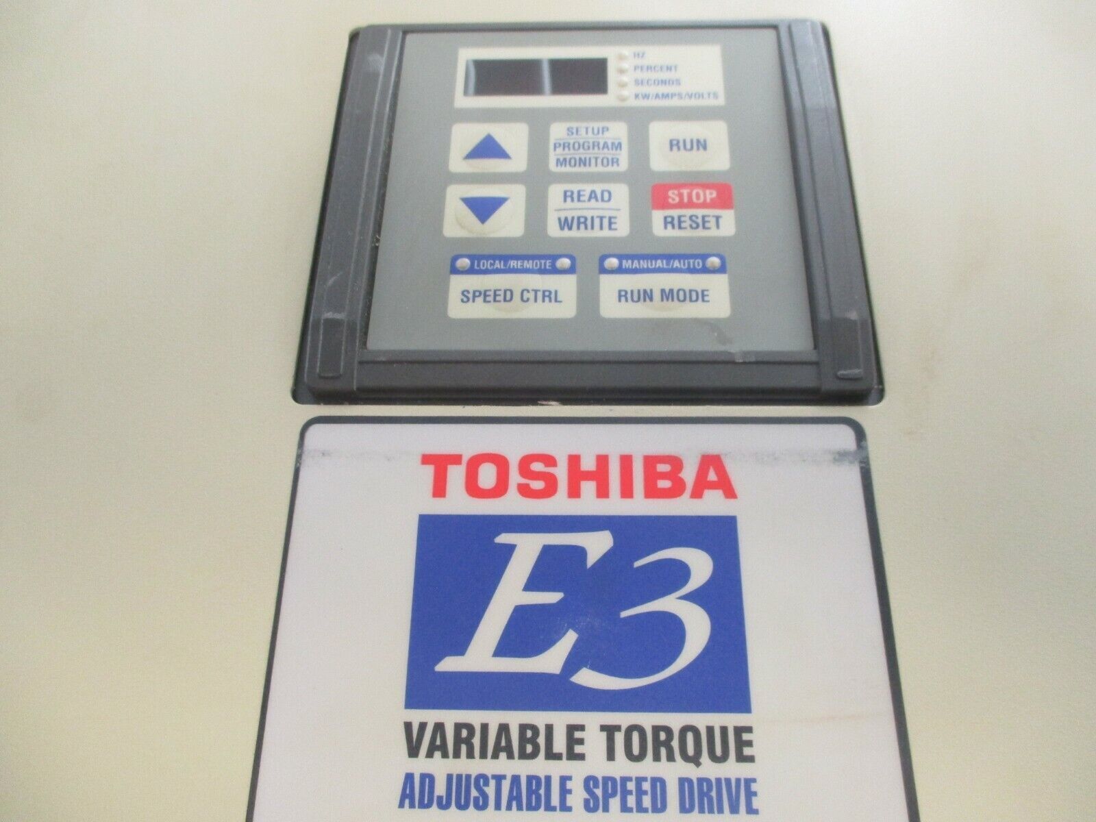 Toshiba E3 AC Drive VT130E3U4330 30HP 3Ph Used