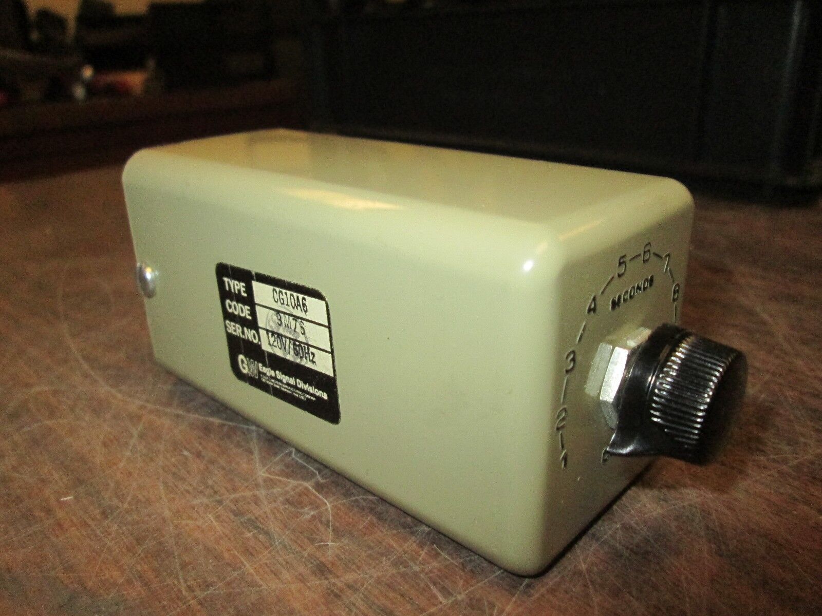 Eagle Signal Relay CG10A6 8-Pin Range: 1-10 sec Used