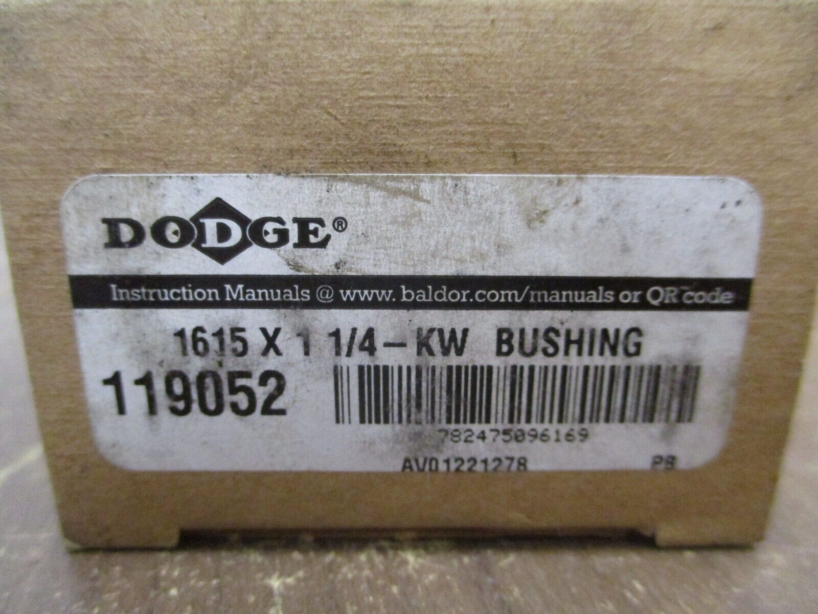 Dodge Bushing 119052 1615 x 1 1/4-KW New Surplus