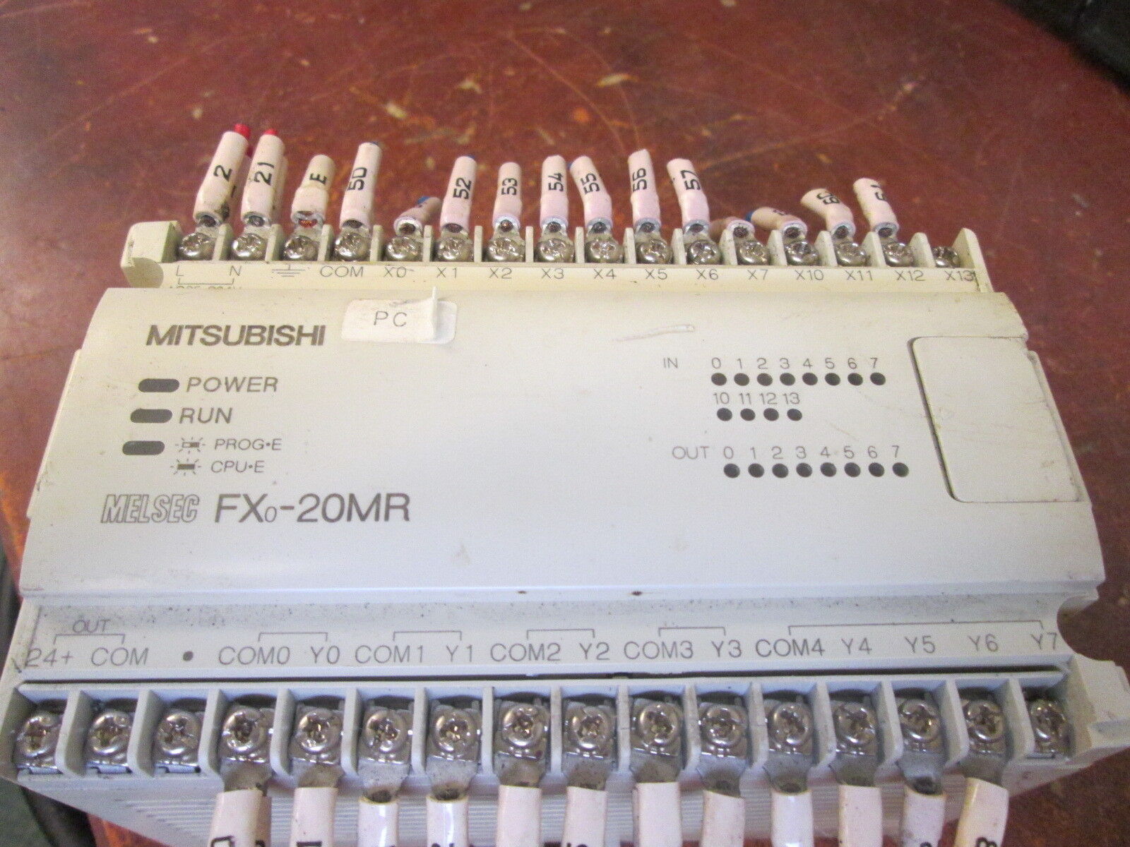 Mitsubishi Programmable Controller FXO-20MR 85-264V 50/60Hz 25VA Used